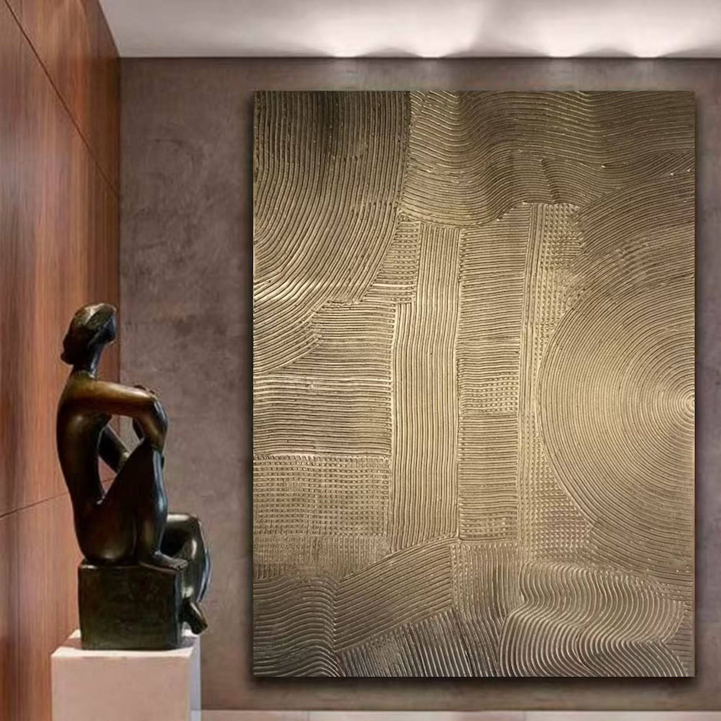 Hand Painted Art Painting With Black Frame 120X220 Cm Soaap0108 -  Paintings - ebarza Furniture UAE | Shop Modern Furniture in Abu Dhabi & Dubai - مفروشات ايبازرا في الامارات | تسوق اثاث عصري وديكورات مميزة في دبي وابوظبي