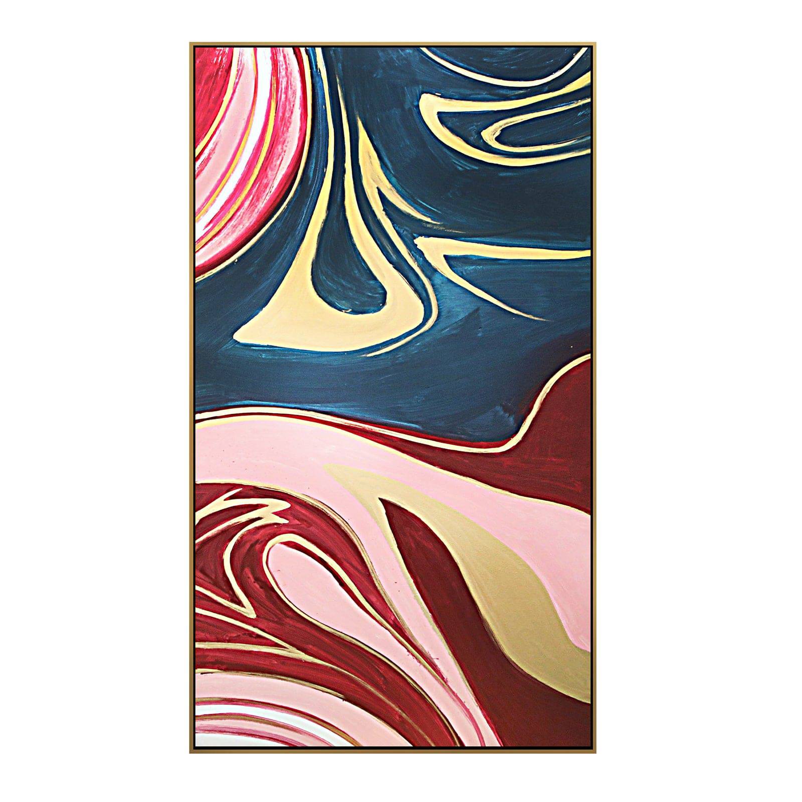 Hand Painted Art Painting With Frame 160X80 Cm Soap0105 -  Paintings - ebarza Furniture UAE | Shop Modern Furniture in Abu Dhabi & Dubai - مفروشات ايبازرا في الامارات | تسوق اثاث عصري وديكورات مميزة في دبي وابوظبي