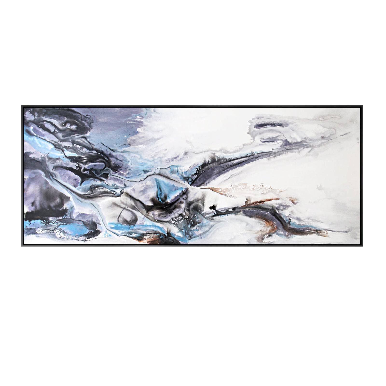 Hand Painted Art Painting With Frame 200X80 Cm Soap0109 -  Paintings - ebarza Furniture UAE | Shop Modern Furniture in Abu Dhabi & Dubai - مفروشات ايبازرا في الامارات | تسوق اثاث عصري وديكورات مميزة في دبي وابوظبي