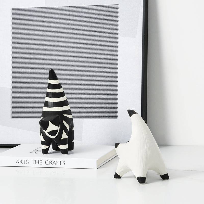 Hand Painted Cat Ornament -A Fa-D21083A -  Home Decor Figurines - ebarza Furniture UAE | Shop Modern Furniture in Abu Dhabi & Dubai - مفروشات ايبازرا في الامارات | تسوق اثاث عصري وديكورات مميزة في دبي وابوظبي