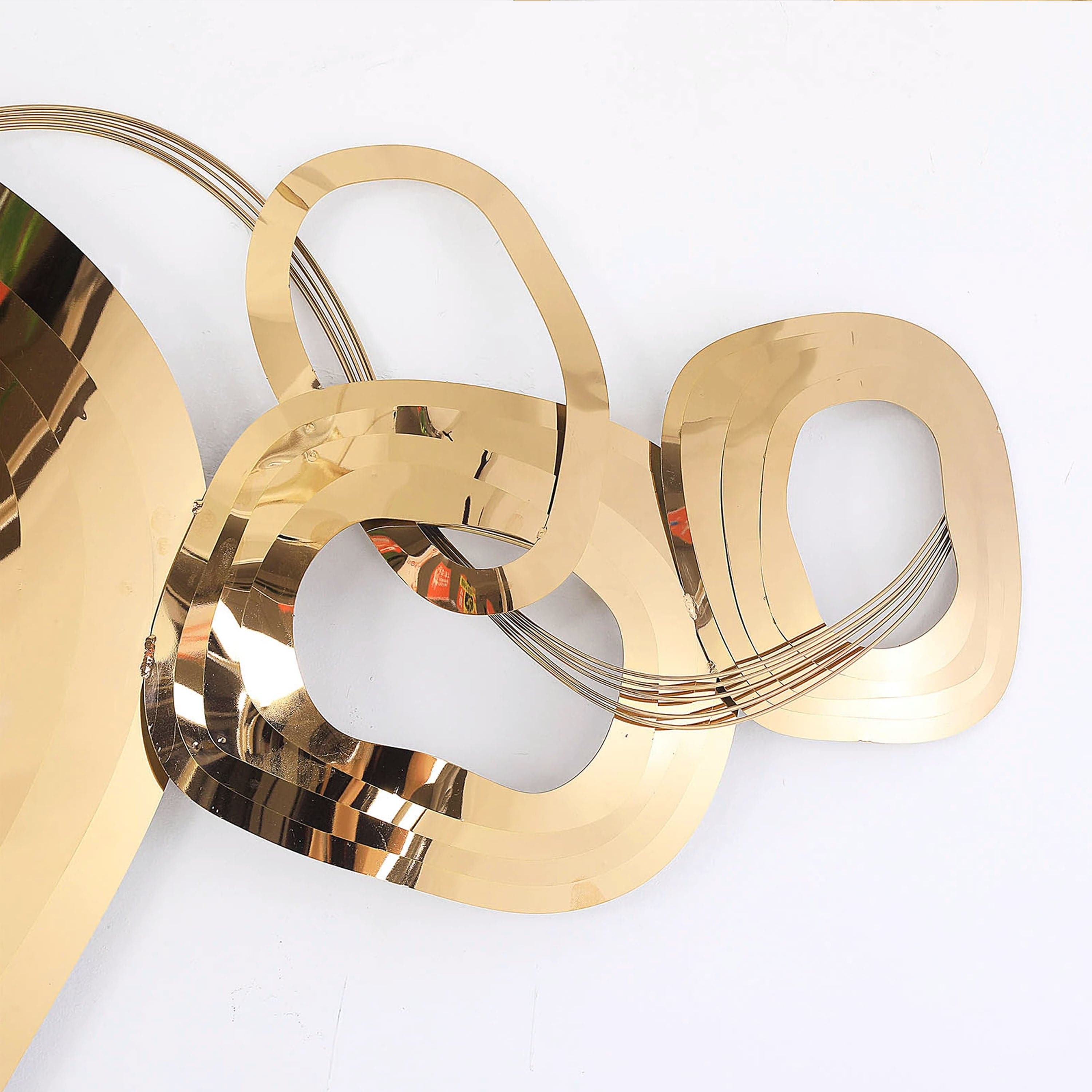 Pre-order 35 Days Delivery Handcrafted Stainless Steel Artwork Z08006-G -  Artwork - ebarza Furniture UAE | Shop Modern Furniture in Abu Dhabi & Dubai - مفروشات ايبازرا في الامارات | تسوق اثاث عصري وديكورات مميزة في دبي وابوظبي