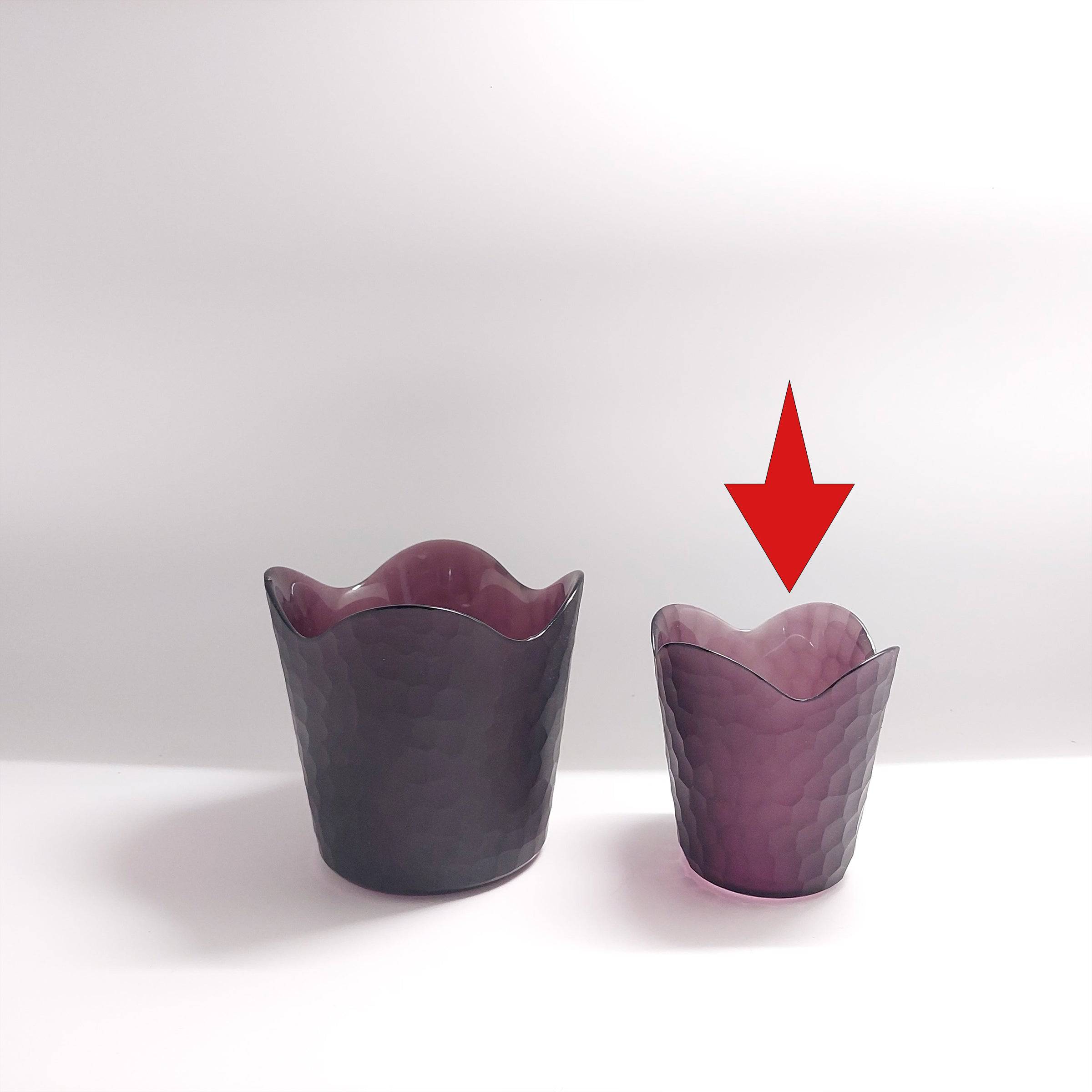 Handmade Balloton Glass Vase A0234-110-Purple -  Vases - ebarza Furniture UAE | Shop Modern Furniture in Abu Dhabi & Dubai - مفروشات ايبازرا في الامارات | تسوق اثاث عصري وديكورات مميزة في دبي وابوظبي