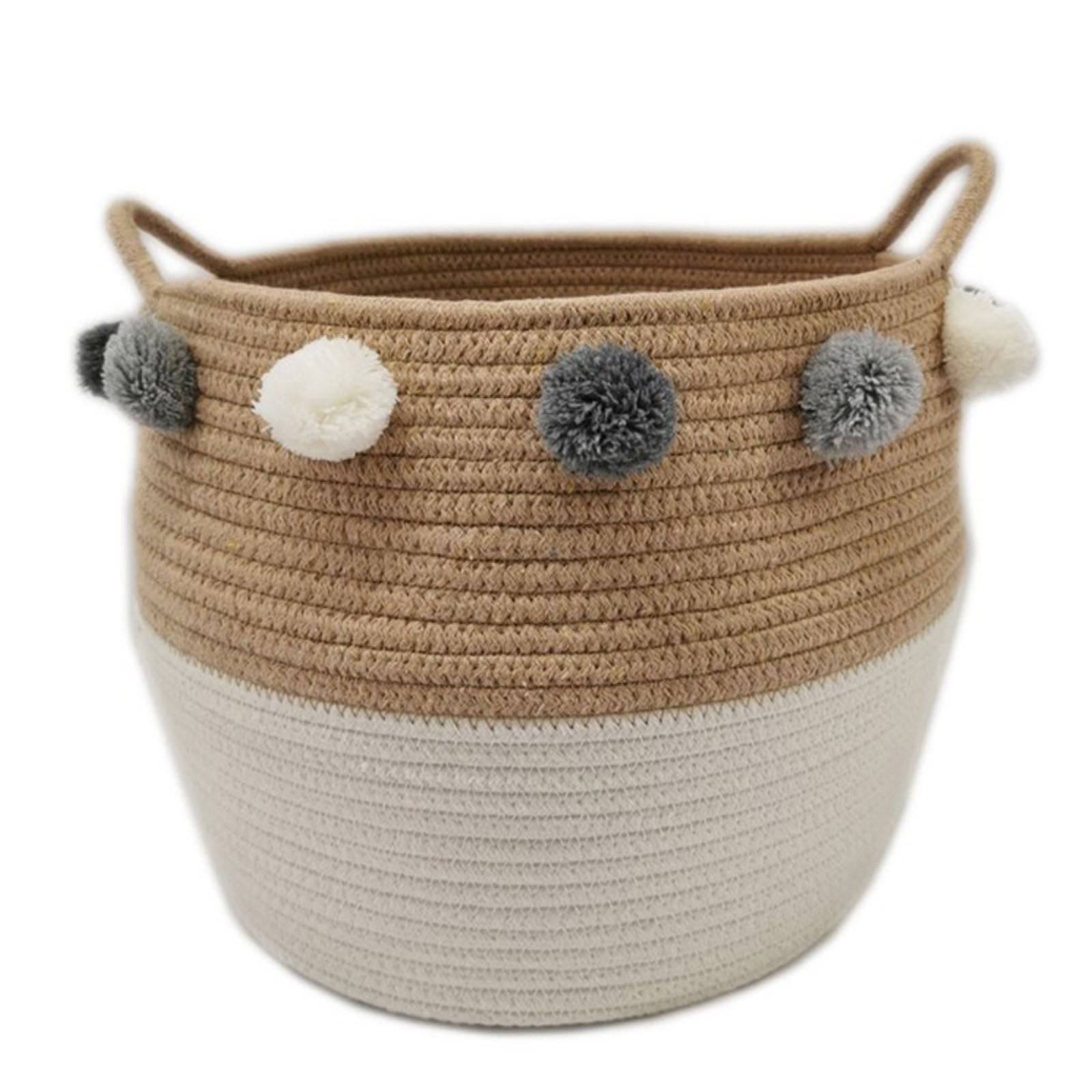 Handmade Basket 190410-015 -  Baskets - ebarza Furniture UAE | Shop Modern Furniture in Abu Dhabi & Dubai - مفروشات ايبازرا في الامارات | تسوق اثاث عصري وديكورات مميزة في دبي وابوظبي