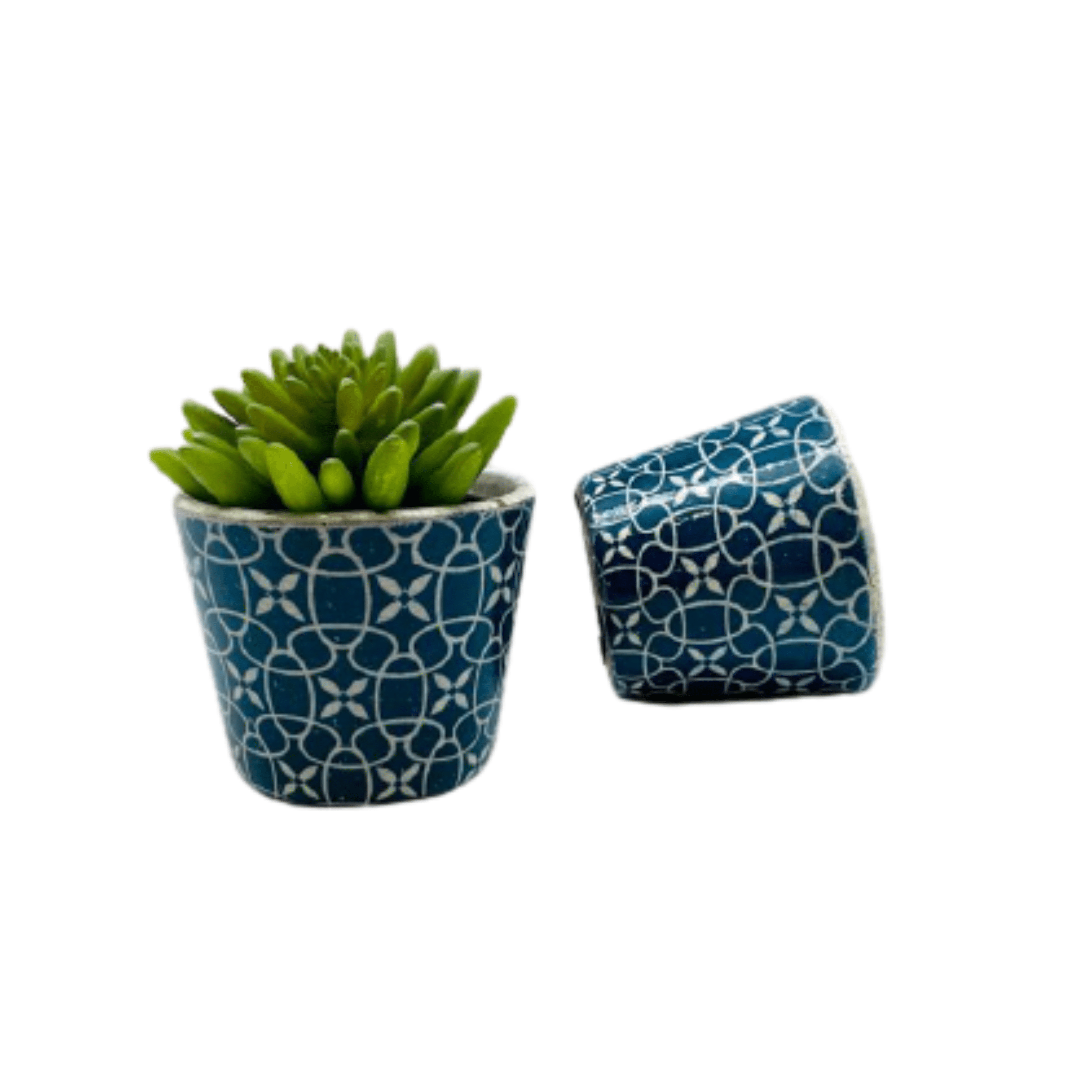 Handmade  Ceramic Planter Lh3904 -  Planter Boxes - ebarza Furniture UAE | Shop Modern Furniture in Abu Dhabi & Dubai - مفروشات ايبازرا في الامارات | تسوق اثاث عصري وديكورات مميزة في دبي وابوظبي