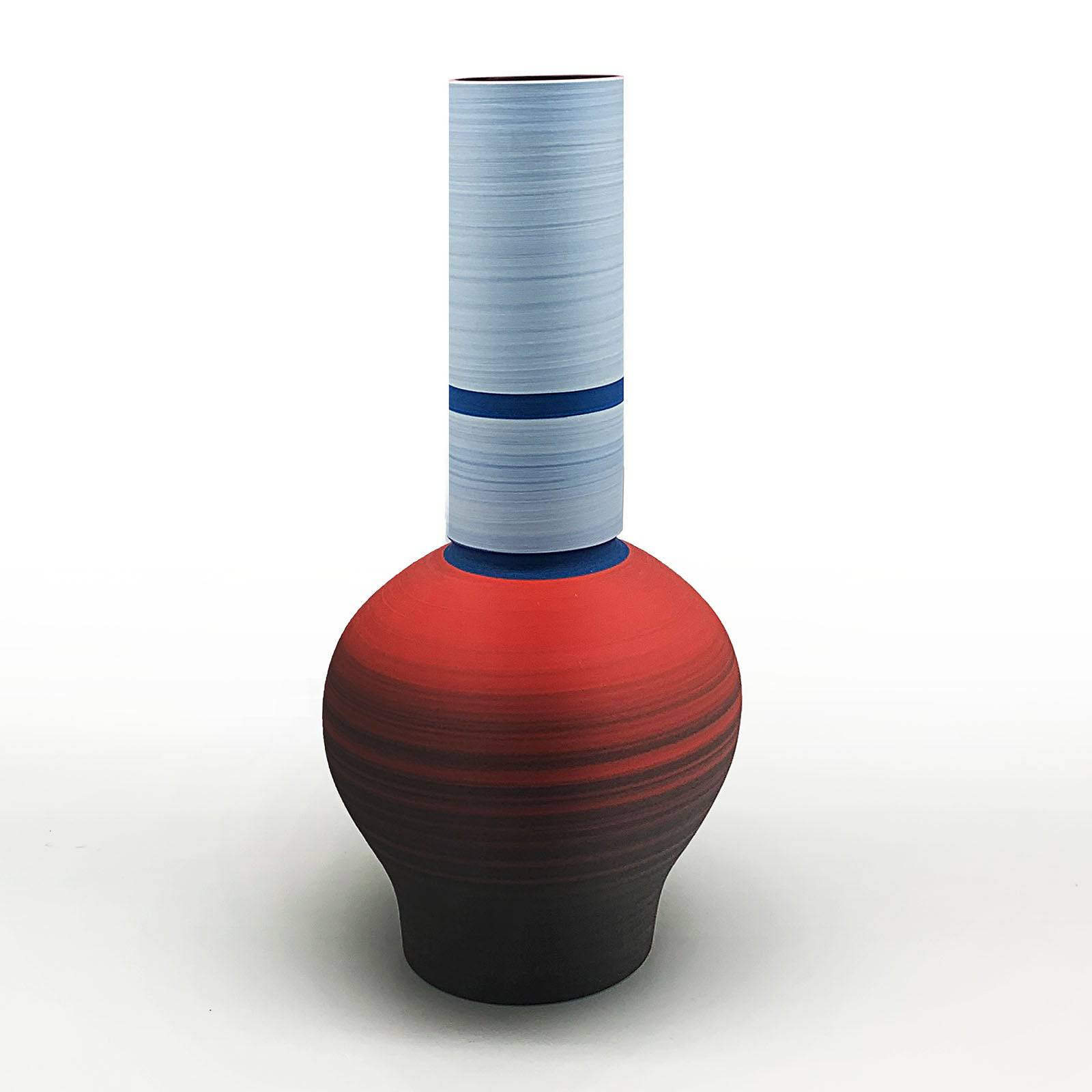 Handmade Ceramic Vase 19025-B47 -  Vases - ebarza Furniture UAE | Shop Modern Furniture in Abu Dhabi & Dubai - مفروشات ايبازرا في الامارات | تسوق اثاث عصري وديكورات مميزة في دبي وابوظبي