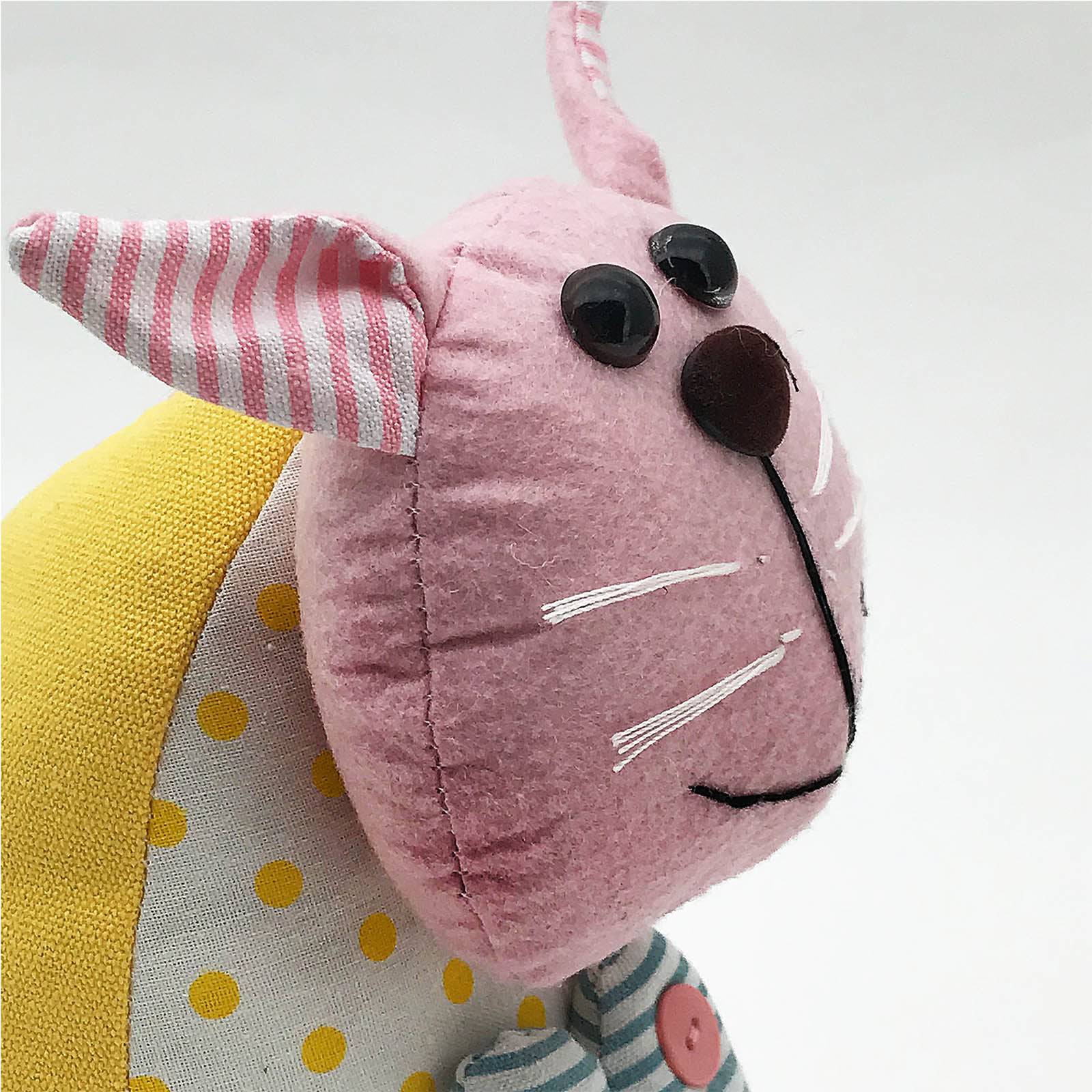 Handmade Cute Cat Animal Decorative Doll/Door Stopper T11217B -  Doll/Door stopper - ebarza Furniture UAE | Shop Modern Furniture in Abu Dhabi & Dubai - مفروشات ايبازرا في الامارات | تسوق اثاث عصري وديكورات مميزة في دبي وابوظبي