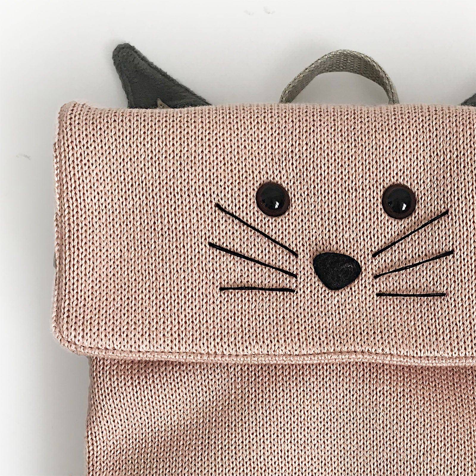 Handmade Cute Cat Bag/Basket  Lt-1529 -  Baskets - ebarza Furniture UAE | Shop Modern Furniture in Abu Dhabi & Dubai - مفروشات ايبازرا في الامارات | تسوق اثاث عصري وديكورات مميزة في دبي وابوظبي