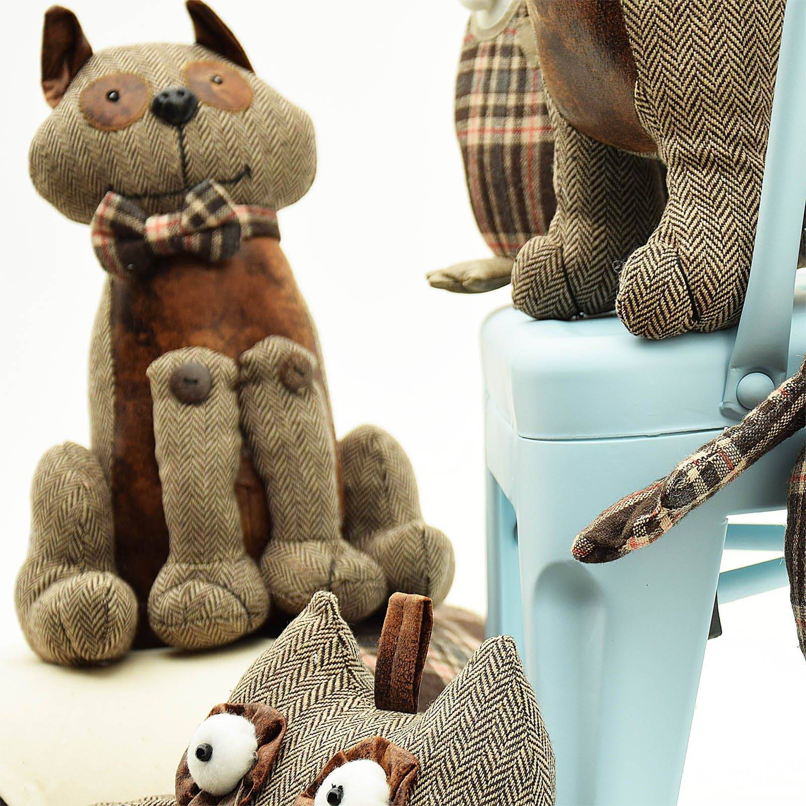 Handmade Cute Cat Decorative Doll/Door Stopper  T12205-1 -  Doll/Door stopper - ebarza Furniture UAE | Shop Modern Furniture in Abu Dhabi & Dubai - مفروشات ايبازرا في الامارات | تسوق اثاث عصري وديكورات مميزة في دبي وابوظبي