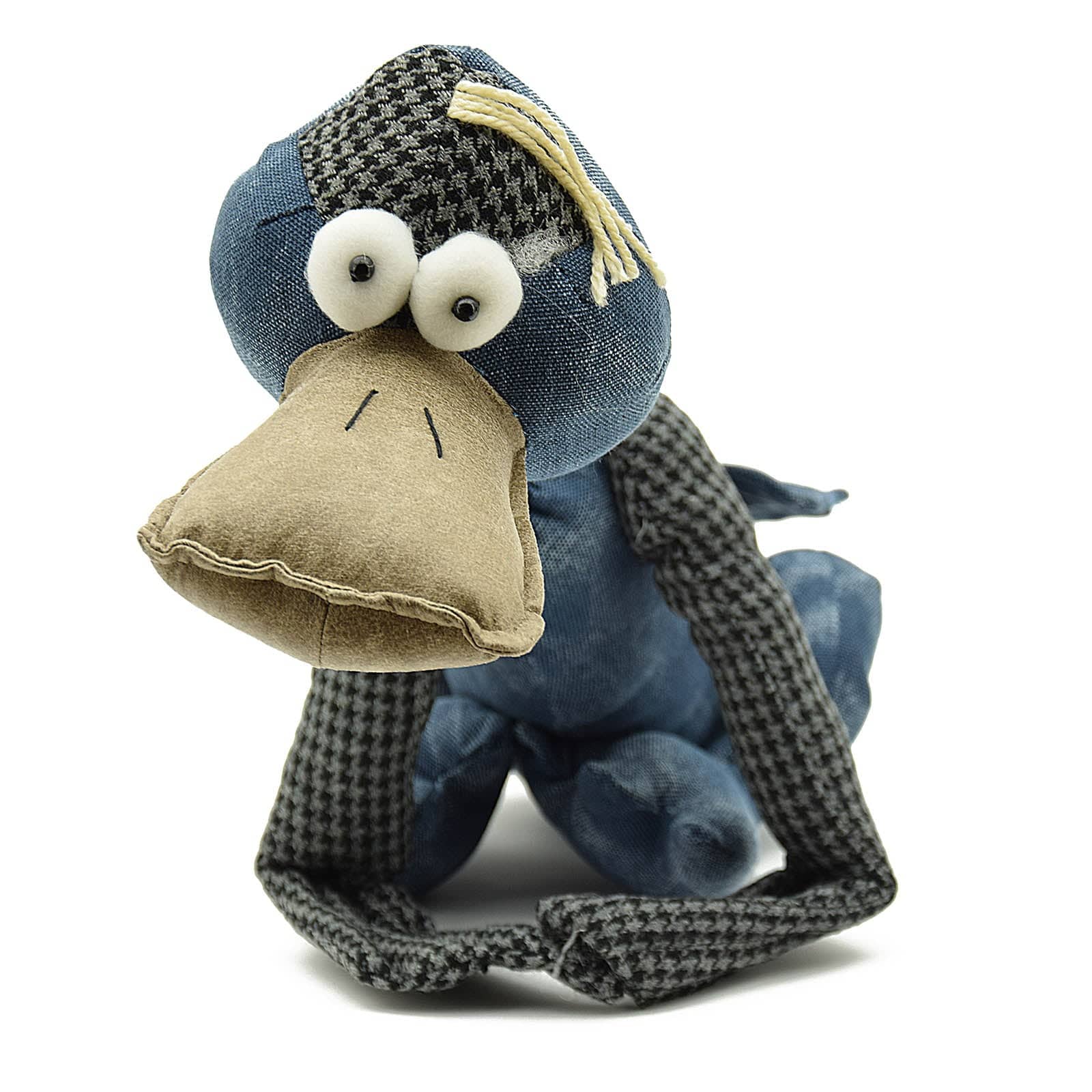 Handmade Cute Duck Decorative Doll/Door Stopper  Z005 -  Doll/Door stopper - ebarza Furniture UAE | Shop Modern Furniture in Abu Dhabi & Dubai - مفروشات ايبازرا في الامارات | تسوق اثاث عصري وديكورات مميزة في دبي وابوظبي