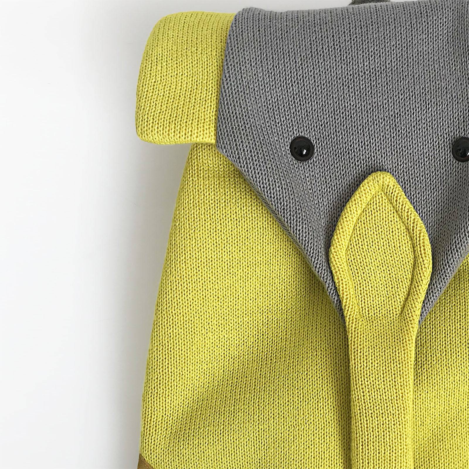 Handmade Cute Elephant Bag/Basket  Lt-1520 -  Baskets - ebarza Furniture UAE | Shop Modern Furniture in Abu Dhabi & Dubai - مفروشات ايبازرا في الامارات | تسوق اثاث عصري وديكورات مميزة في دبي وابوظبي