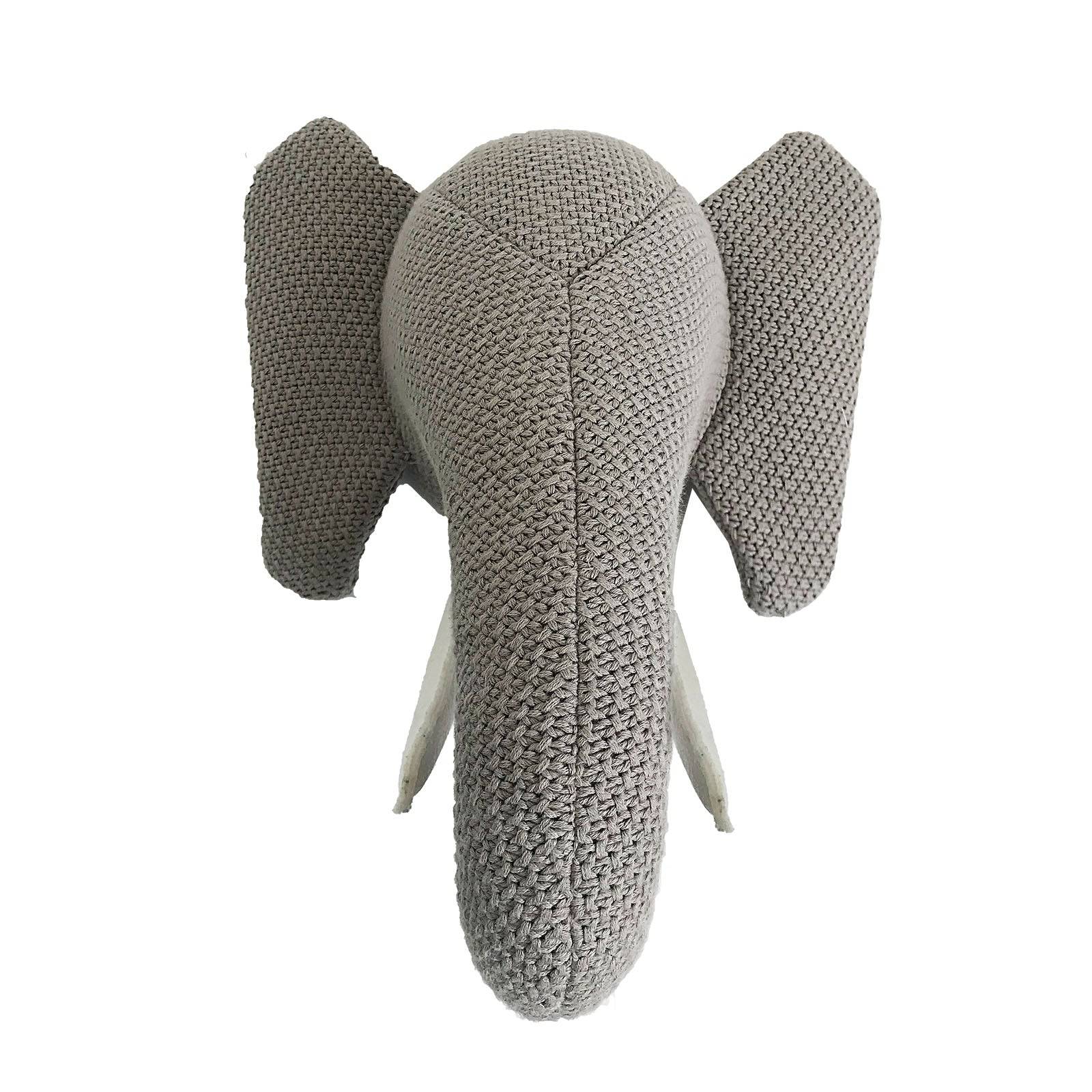 Handmade Cute Elephant Wall Decoration  Lt-T03 -  Kids Wall Decor - ebarza Furniture UAE | Shop Modern Furniture in Abu Dhabi & Dubai - مفروشات ايبازرا في الامارات | تسوق اثاث عصري وديكورات مميزة في دبي وابوظبي