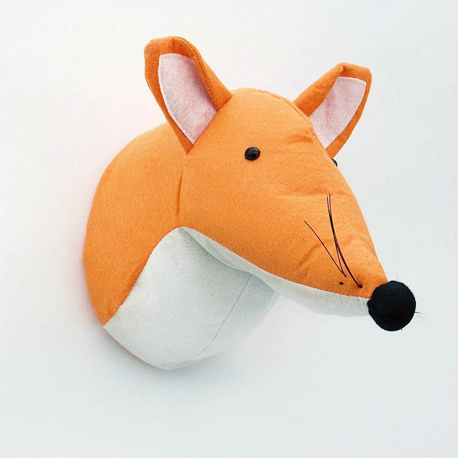 Handmade Cute Fox Wall Decoration  T18117 -  Kids Wall Decor - ebarza Furniture UAE | Shop Modern Furniture in Abu Dhabi & Dubai - مفروشات ايبازرا في الامارات | تسوق اثاث عصري وديكورات مميزة في دبي وابوظبي