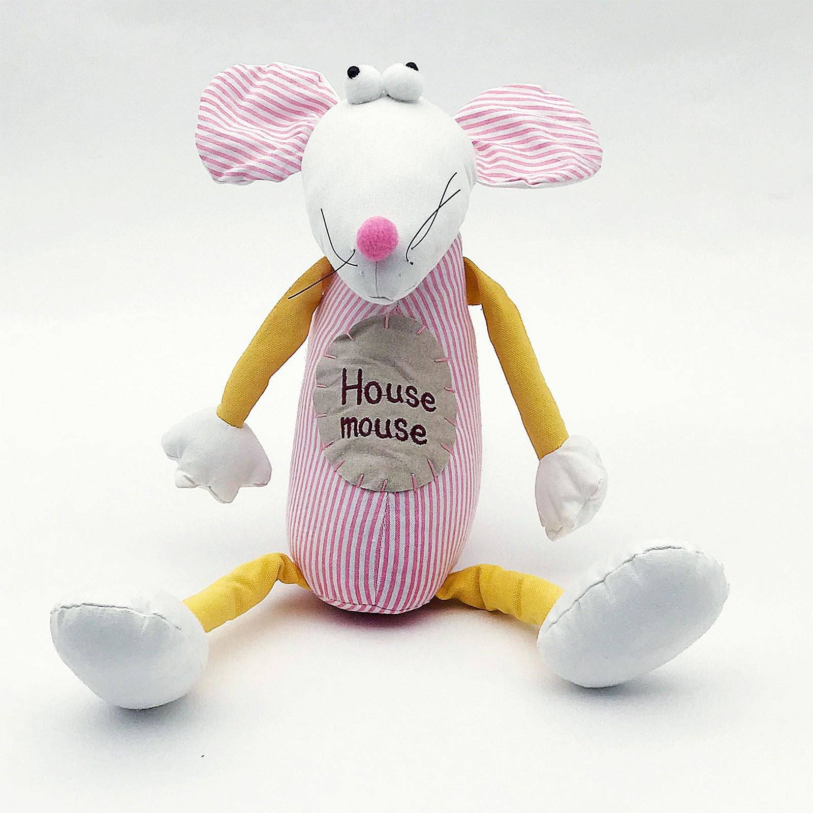Handmade Cute Mouse Decorative Doll/Door Stopper Z003 -  Doll/Door stopper - ebarza Furniture UAE | Shop Modern Furniture in Abu Dhabi & Dubai - مفروشات ايبازرا في الامارات | تسوق اثاث عصري وديكورات مميزة في دبي وابوظبي