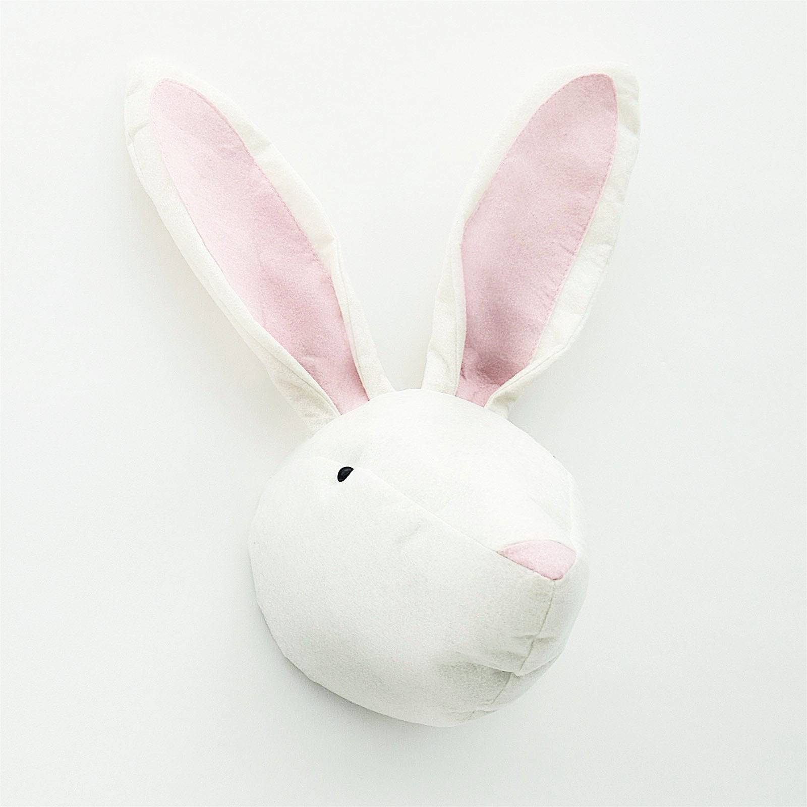 Handmade Cute Rabbit Wall Decoration  T18114 -  Kids Wall Decor - ebarza Furniture UAE | Shop Modern Furniture in Abu Dhabi & Dubai - مفروشات ايبازرا في الامارات | تسوق اثاث عصري وديكورات مميزة في دبي وابوظبي