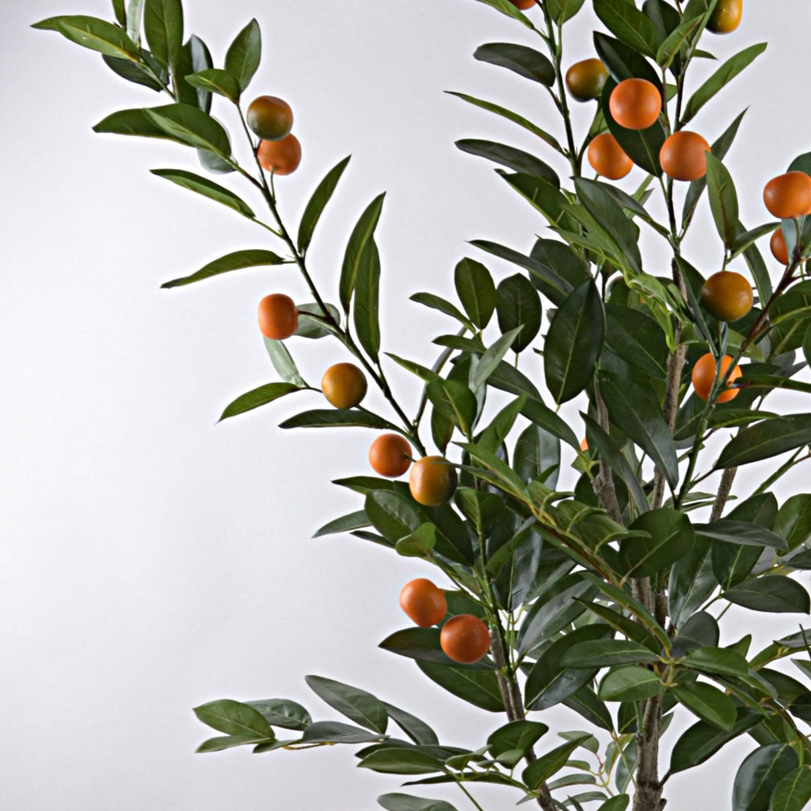Handmade Decorative Artificial Orange Tree N35120-S098 -  Plants - ebarza Furniture UAE | Shop Modern Furniture in Abu Dhabi & Dubai - مفروشات ايبازرا في الامارات | تسوق اثاث عصري وديكورات مميزة في دبي وابوظبي