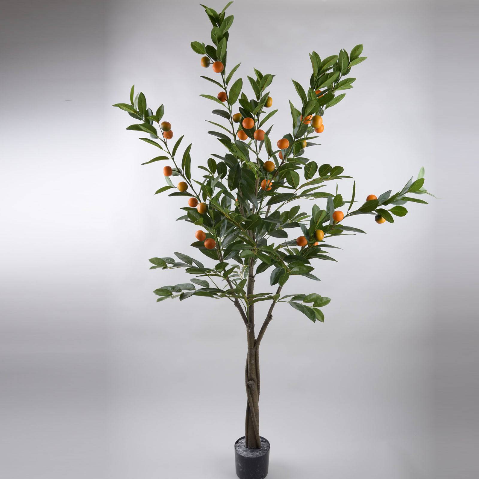 Handmade Decorative Artificial Orange Tree N35120-S098 -  Plants - ebarza Furniture UAE | Shop Modern Furniture in Abu Dhabi & Dubai - مفروشات ايبازرا في الامارات | تسوق اثاث عصري وديكورات مميزة في دبي وابوظبي