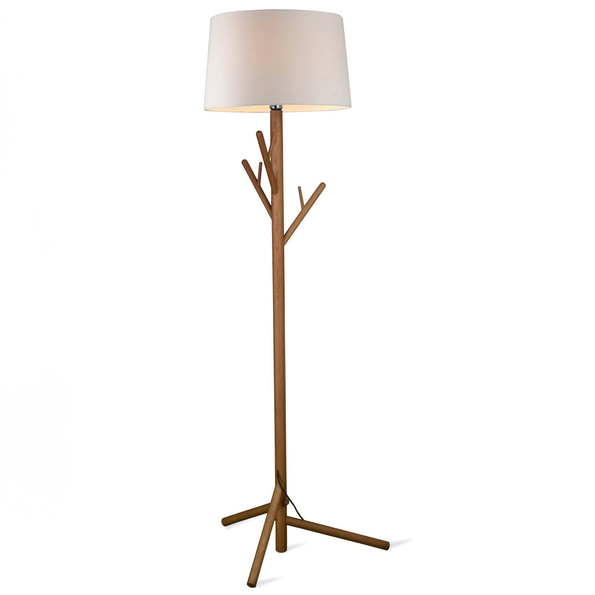 Hanger  Solid Wood Floor Lamp Bpmt17-W -  Floor Lamps - ebarza Furniture UAE | Shop Modern Furniture in Abu Dhabi & Dubai - مفروشات ايبازرا في الامارات | تسوق اثاث عصري وديكورات مميزة في دبي وابوظبي