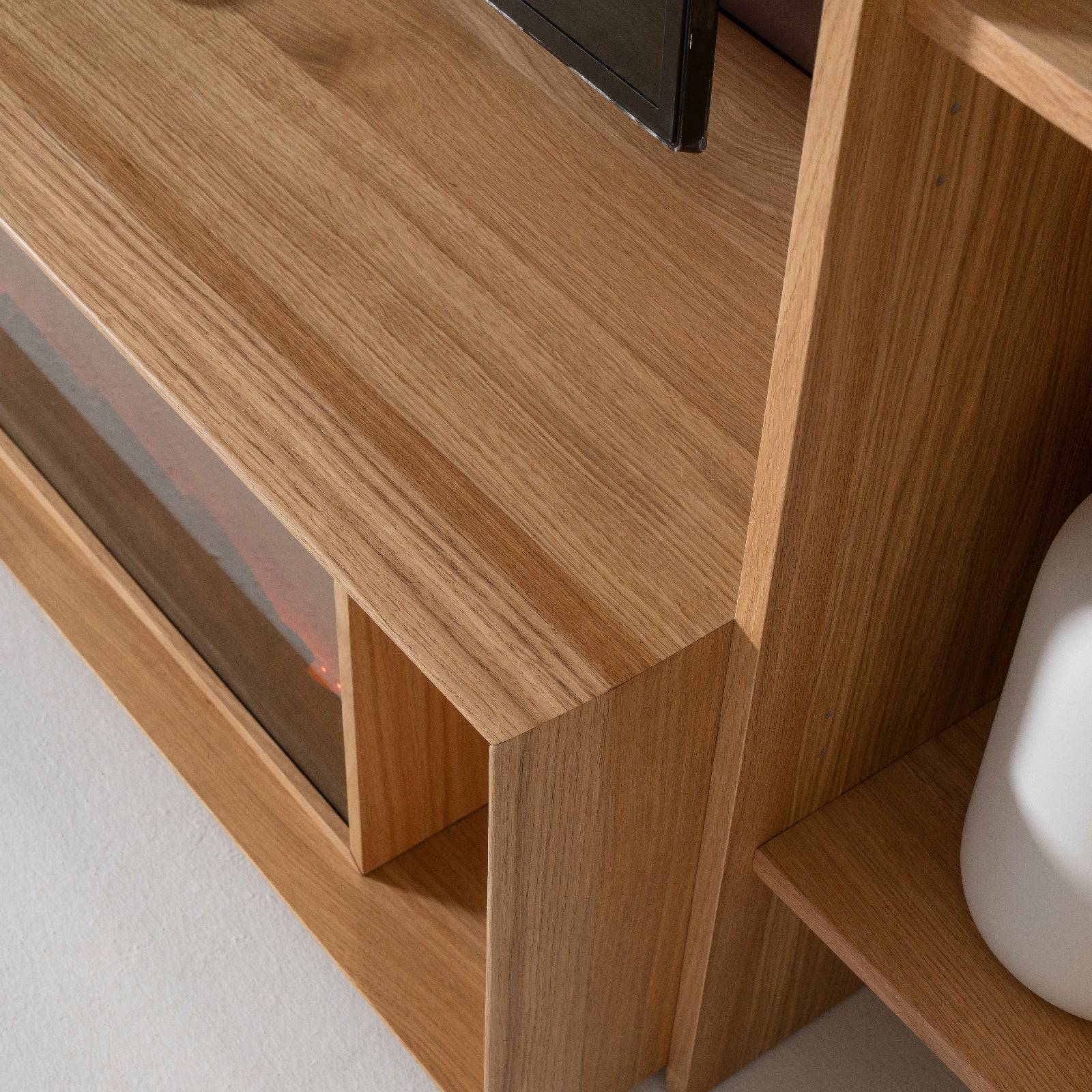 Hera Wall Unit Bookshelves Tv And Top Module Hera-Walltvtp -  TV Units - ebarza Furniture UAE | Shop Modern Furniture in Abu Dhabi & Dubai - مفروشات ايبازرا في الامارات | تسوق اثاث عصري وديكورات مميزة في دبي وابوظبي