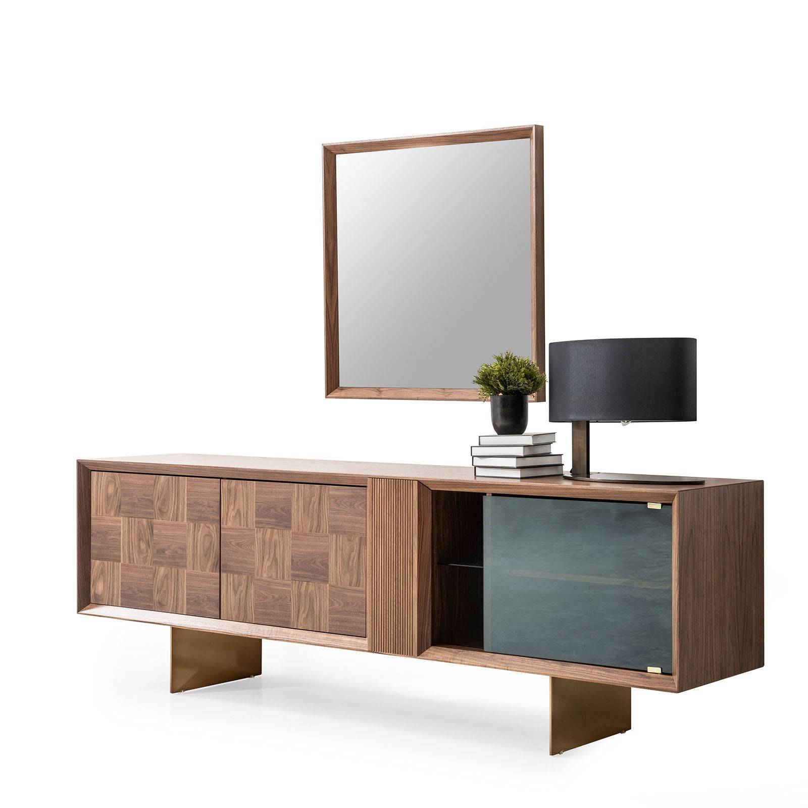 As is - Heritage Side-Board + Mirror  Herit008-Side-board -  DISPLAY ITEM - ebarza Furniture UAE | Shop Modern Furniture in Abu Dhabi & Dubai - مفروشات ايبازرا في الامارات | تسوق اثاث عصري وديكورات مميزة في دبي وابوظبي