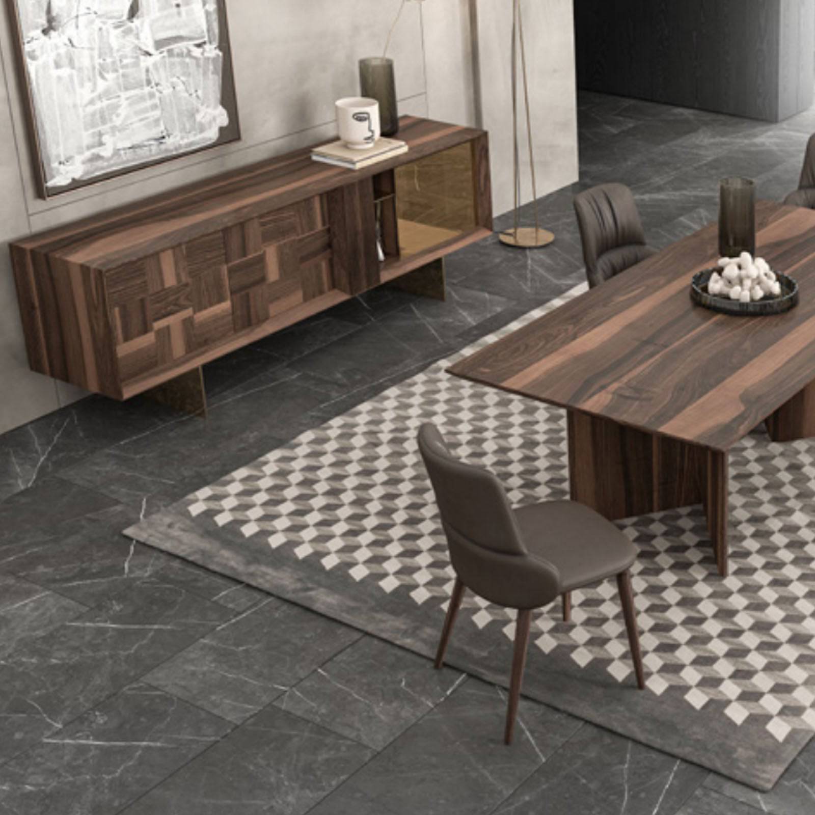 As is - Heritage Side-Board + Mirror  Herit008-Side-board -  DISPLAY ITEM - ebarza Furniture UAE | Shop Modern Furniture in Abu Dhabi & Dubai - مفروشات ايبازرا في الامارات | تسوق اثاث عصري وديكورات مميزة في دبي وابوظبي