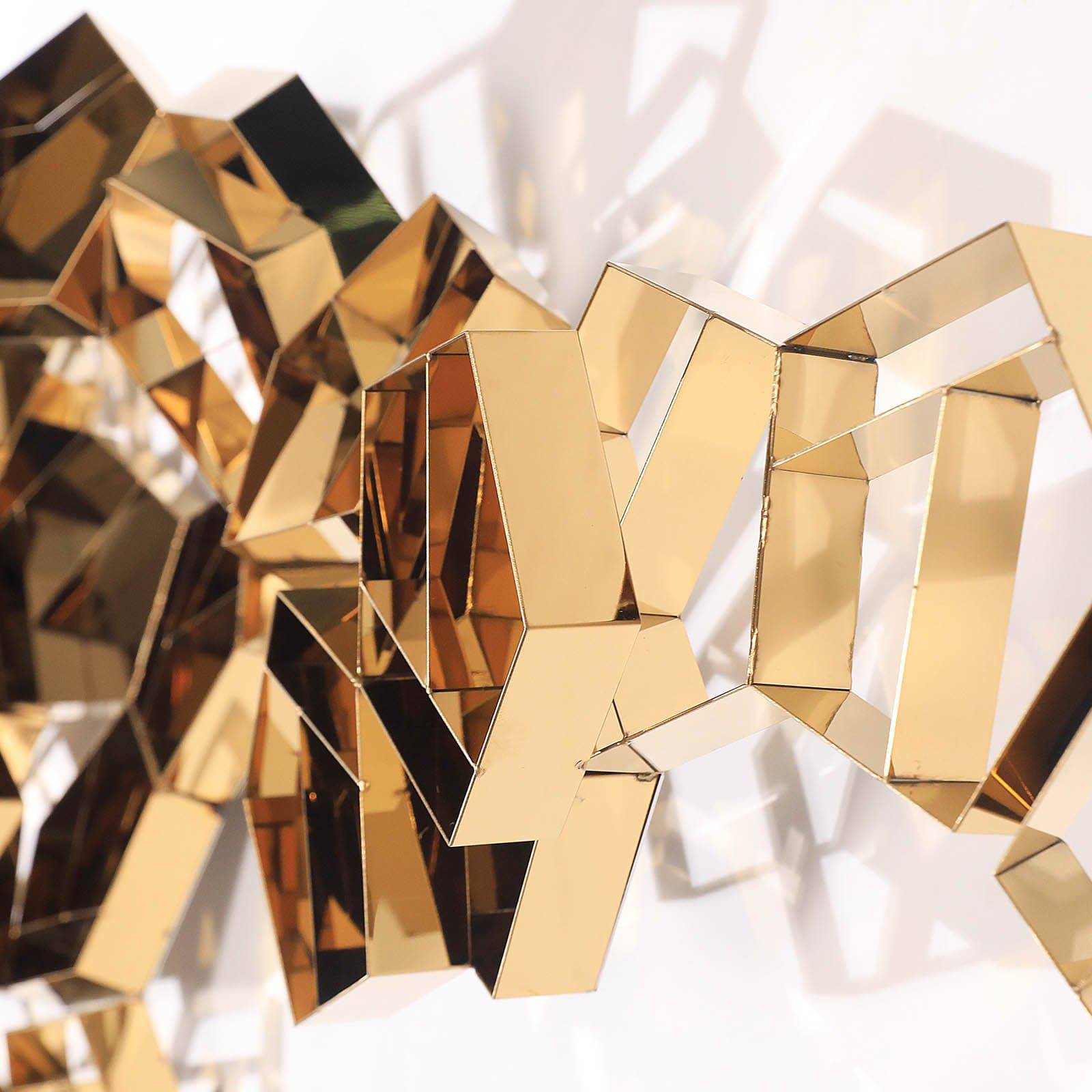 Hexagon Handcrafted Stainless Steel Artwork B0011-BG2020036 / Bo011 -  Artwork - ebarza Furniture UAE | Shop Modern Furniture in Abu Dhabi & Dubai - مفروشات ايبازرا في الامارات | تسوق اثاث عصري وديكورات مميزة في دبي وابوظبي