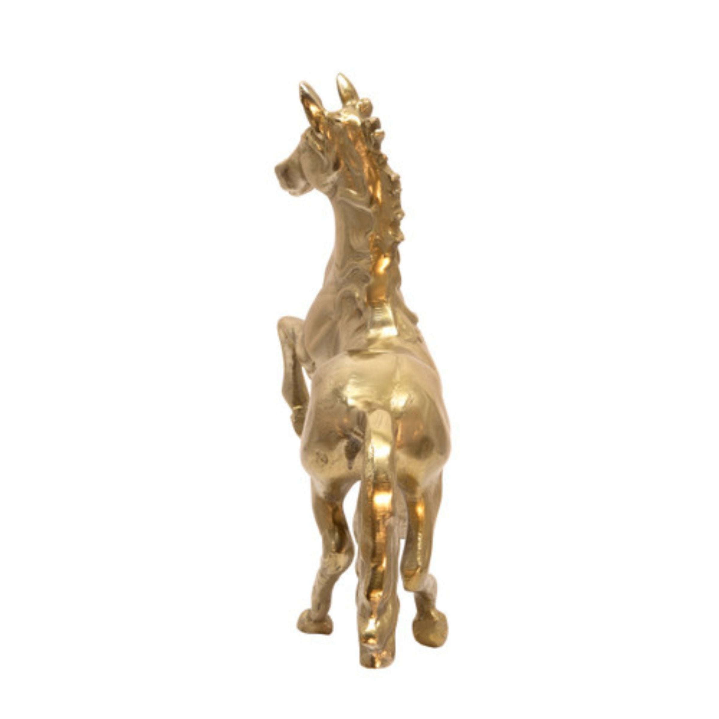Horse Sculpture 40.64 Cm - Gold 15514-02 -  Home Decor Figurines - ebarza Furniture UAE | Shop Modern Furniture in Abu Dhabi & Dubai - مفروشات ايبازرا في الامارات | تسوق اثاث عصري وديكورات مميزة في دبي وابوظبي