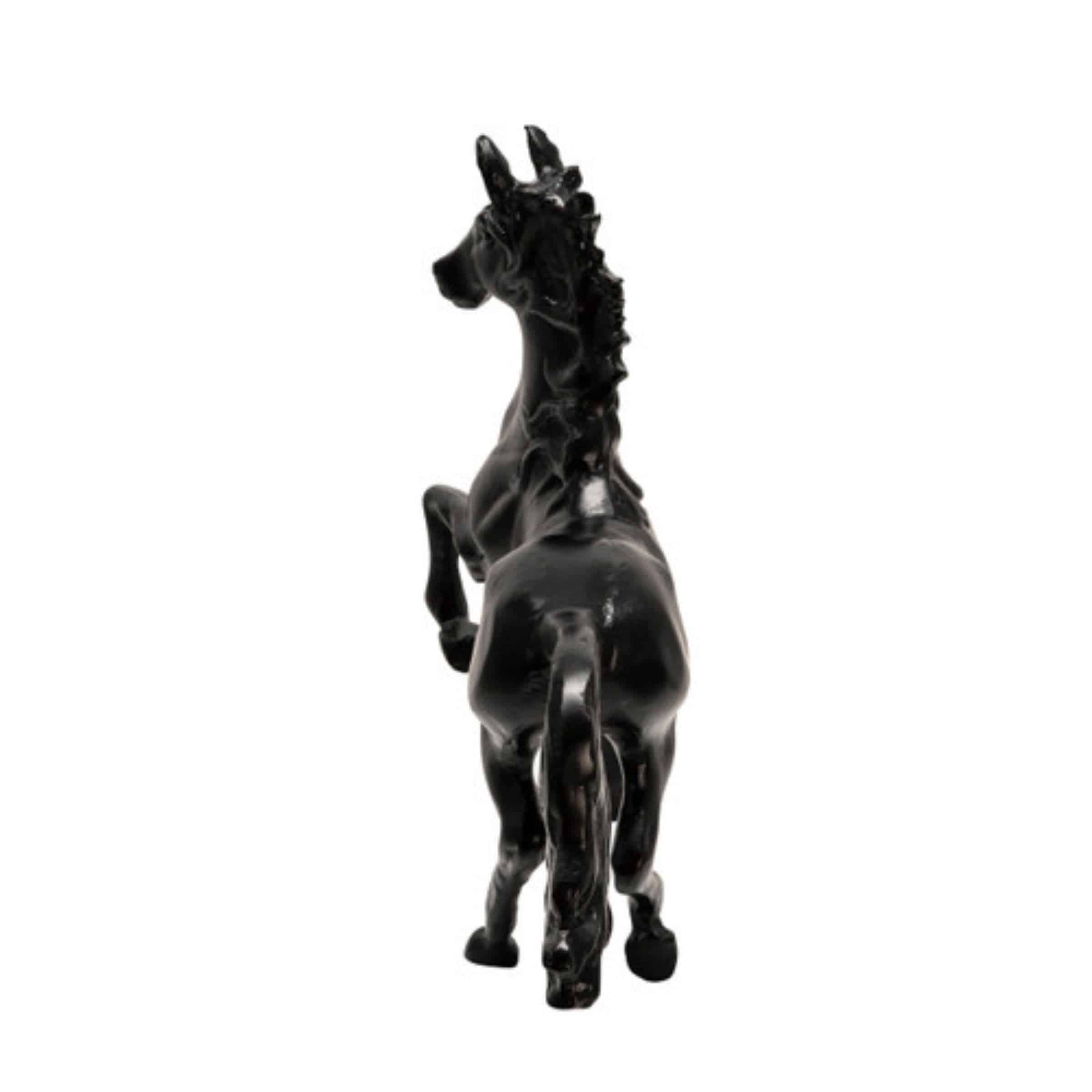 Horse Sculpture 40 Cm - Black 15514-01 -  Home Decor Figurines - ebarza Furniture UAE | Shop Modern Furniture in Abu Dhabi & Dubai - مفروشات ايبازرا في الامارات | تسوق اثاث عصري وديكورات مميزة في دبي وابوظبي