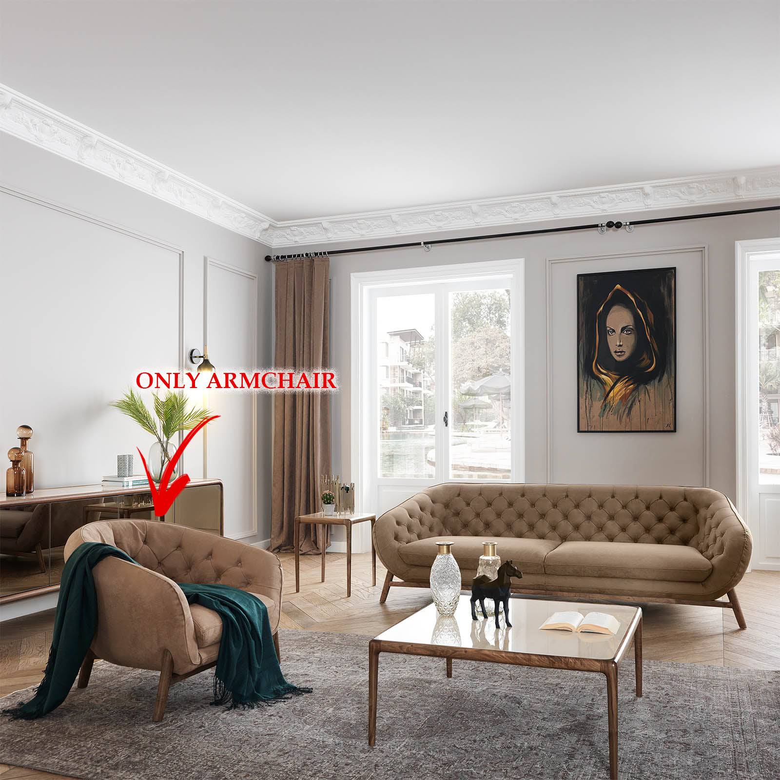 Icon Armchair Icon010 -  Armchairs - ebarza Furniture UAE | Shop Modern Furniture in Abu Dhabi & Dubai - مفروشات ايبازرا في الامارات | تسوق اثاث عصري وديكورات مميزة في دبي وابوظبي