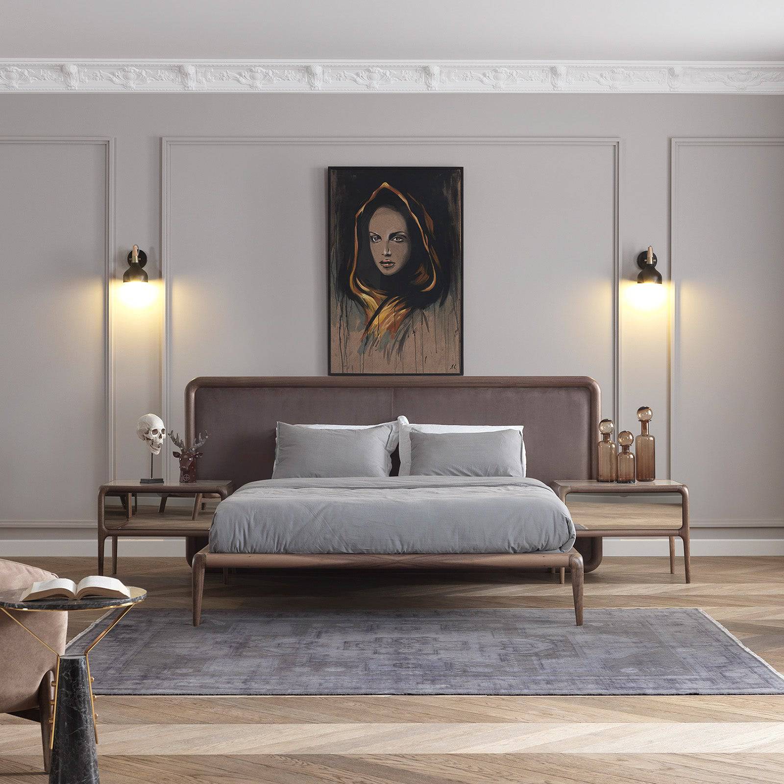 Display Item - Icon Bedstead Icon001-Bedonly Nakheel -  DISPLAY ITEM - ebarza Furniture UAE | Shop Modern Furniture in Abu Dhabi & Dubai - مفروشات ايبازرا في الامارات | تسوق اثاث عصري وديكورات مميزة في دبي وابوظبي