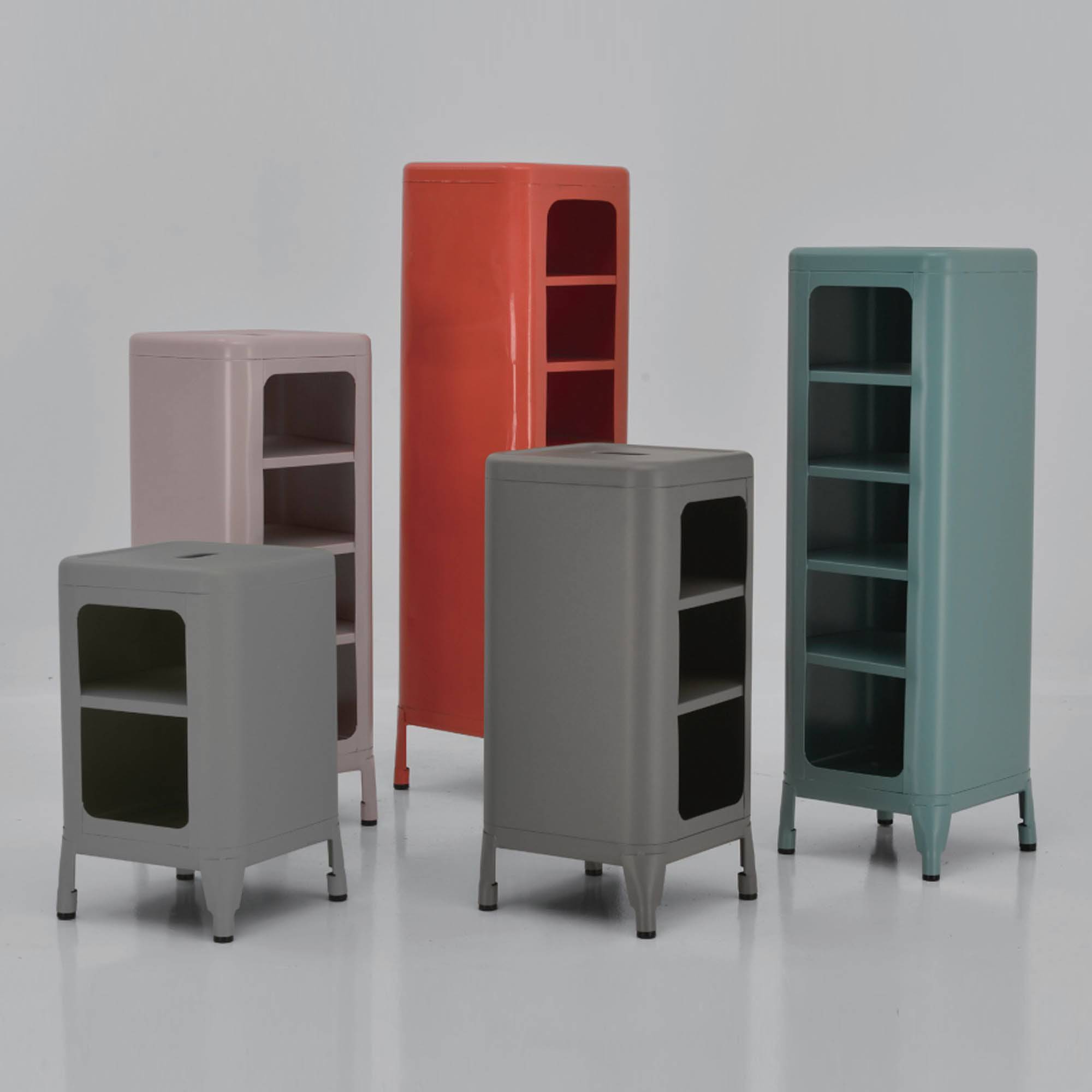 Industrial Bookshelf/Stool/Bedside Table  Bb-09-W -  Shelves - ebarza Furniture UAE | Shop Modern Furniture in Abu Dhabi & Dubai - مفروشات ايبازرا في الامارات | تسوق اثاث عصري وديكورات مميزة في دبي وابوظبي