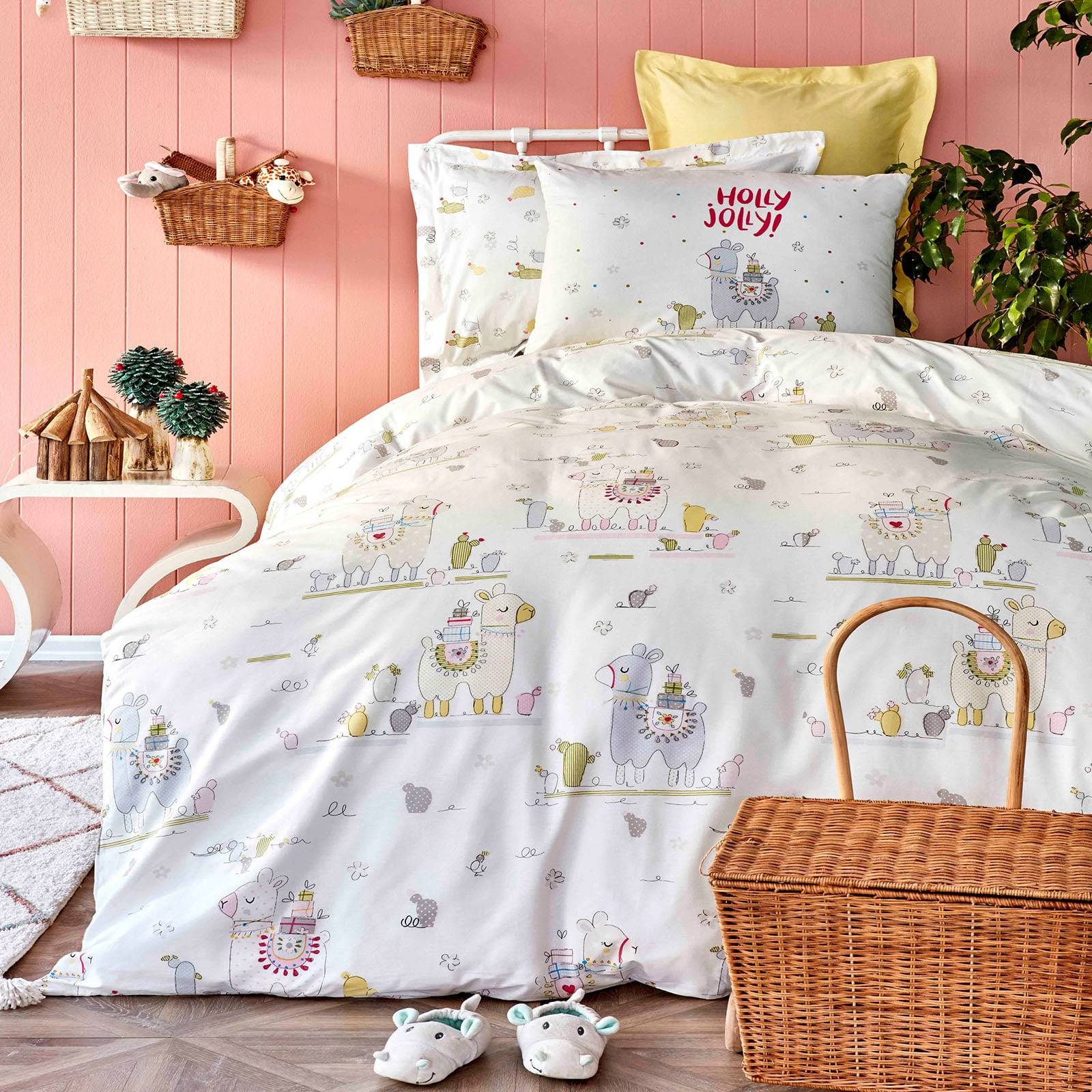 Jolly Pudra   Set 200.16.01.0110 -  Bedding - ebarza Furniture UAE | Shop Modern Furniture in Abu Dhabi & Dubai - مفروشات ايبازرا في الامارات | تسوق اثاث عصري وديكورات مميزة في دبي وابوظبي