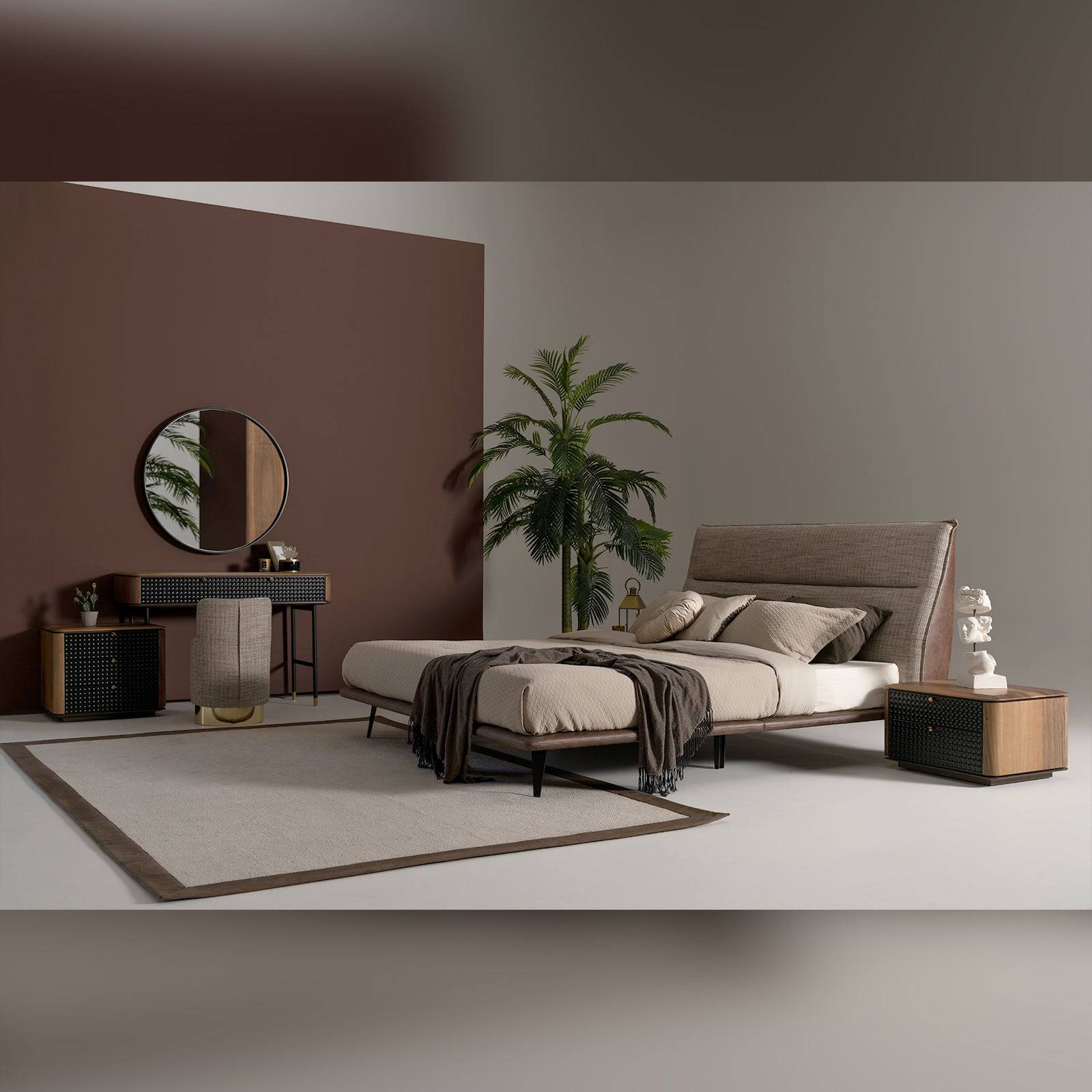 Julia Dresser Pouf Layla-Pouf -  Poufs - ebarza Furniture UAE | Shop Modern Furniture in Abu Dhabi & Dubai - مفروشات ايبازرا في الامارات | تسوق اثاث عصري وديكورات مميزة في دبي وابوظبي