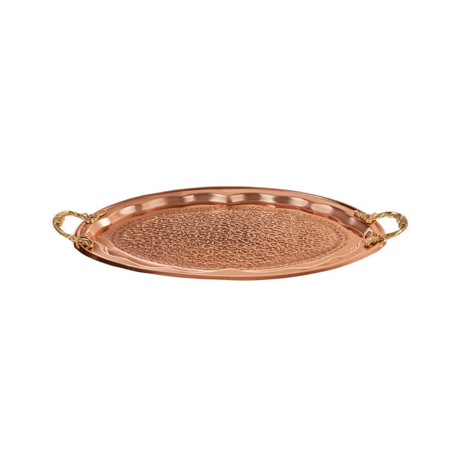 Karaca Anatolia Small Oval Tray 300.21.02.0221 -  Trays - ebarza Furniture UAE | Shop Modern Furniture in Abu Dhabi & Dubai - مفروشات ايبازرا في الامارات | تسوق اثاث عصري وديكورات مميزة في دبي وابوظبي