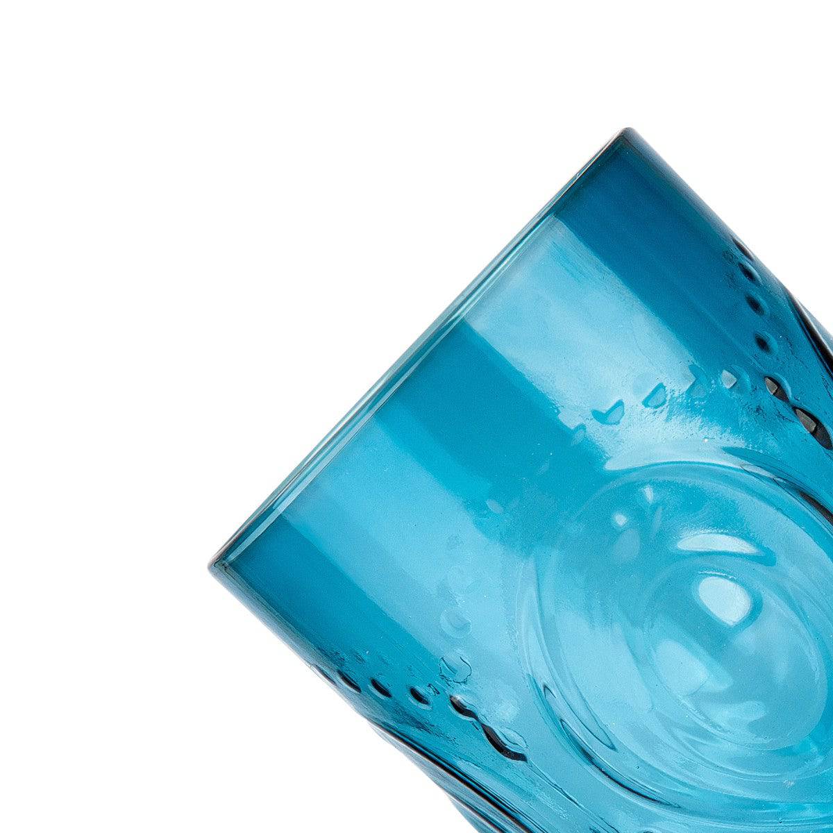 Karaca Camila Blue Soft Drink Glass 153.03.08.0232 -  Drinkware - ebarza Furniture UAE | Shop Modern Furniture in Abu Dhabi & Dubai - مفروشات ايبازرا في الامارات | تسوق اثاث عصري وديكورات مميزة في دبي وابوظبي