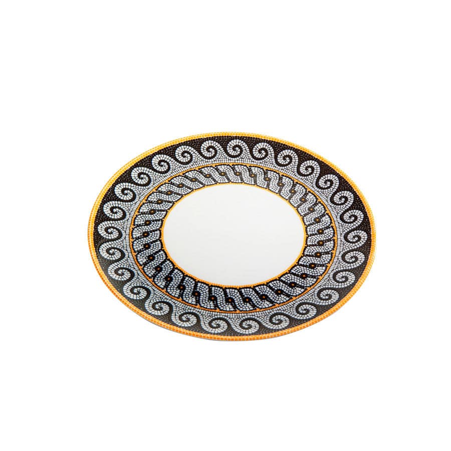 Karaca Deer Zeugma Serving Plate White 25 Cm 153.03.06.2481 -  Plates - ebarza Furniture UAE | Shop Modern Furniture in Abu Dhabi & Dubai - مفروشات ايبازرا في الامارات | تسوق اثاث عصري وديكورات مميزة في دبي وابوظبي