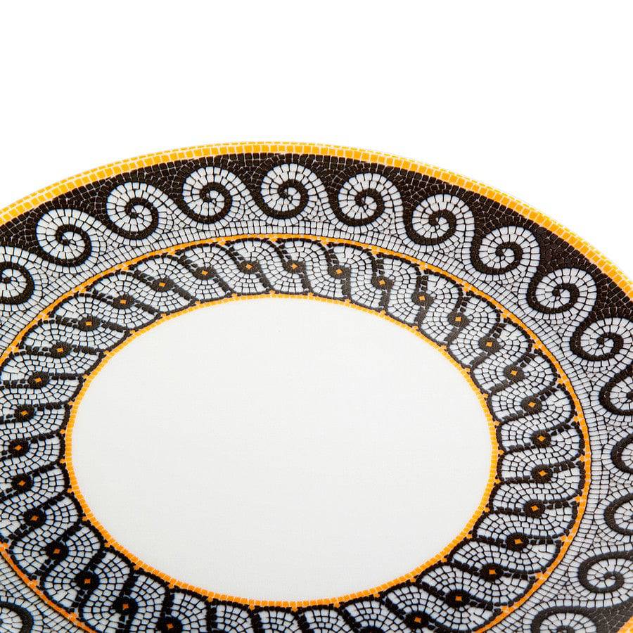 Karaca Deer Zeugma Serving Plate White 25 Cm 153.03.06.2481 -  Plates - ebarza Furniture UAE | Shop Modern Furniture in Abu Dhabi & Dubai - مفروشات ايبازرا في الامارات | تسوق اثاث عصري وديكورات مميزة في دبي وابوظبي