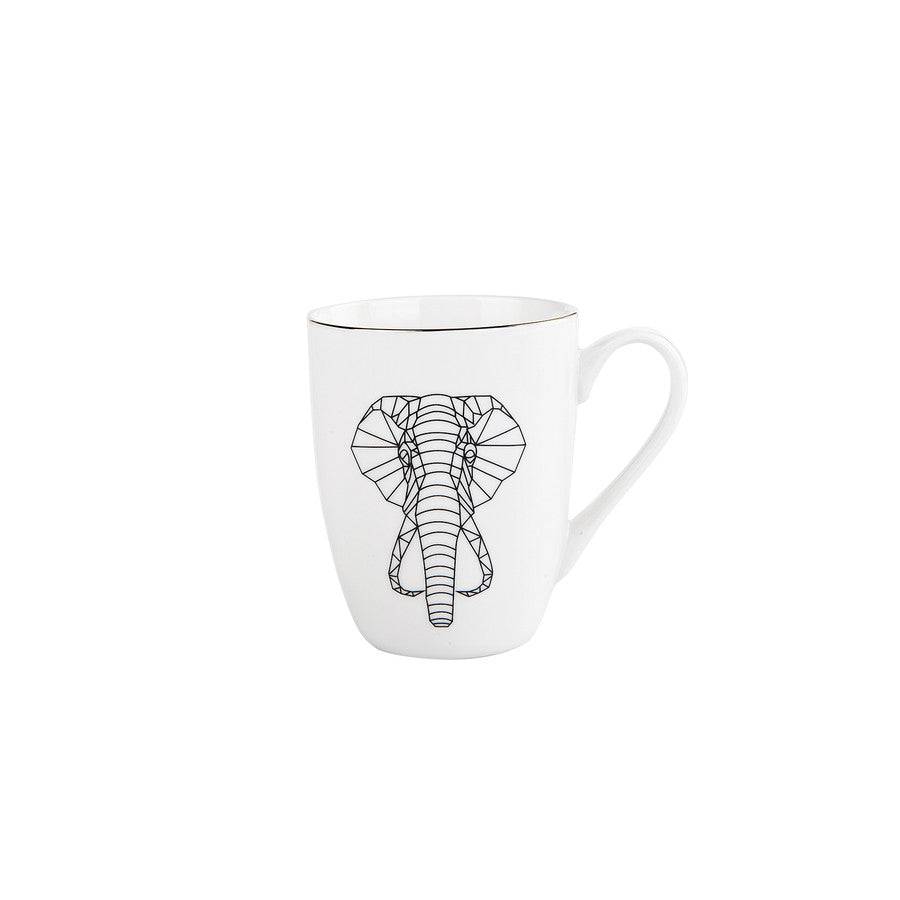 Karaca Draft Cat Mug set of 2 153.03.06.1758 -  Mugs - ebarza Furniture UAE | Shop Modern Furniture in Abu Dhabi & Dubai - مفروشات ايبازرا في الامارات | تسوق اثاث عصري وديكورات مميزة في دبي وابوظبي