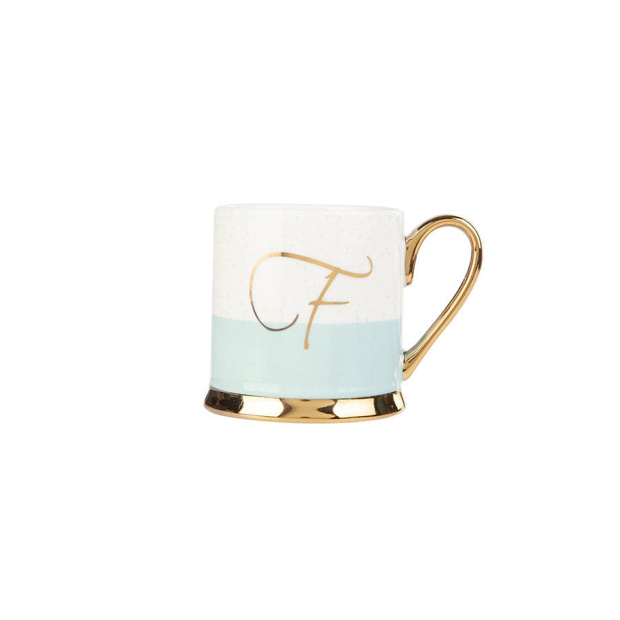 Karaca F Letter Mug 153.03.06.1613 -  Mugs - ebarza Furniture UAE | Shop Modern Furniture in Abu Dhabi & Dubai - مفروشات ايبازرا في الامارات | تسوق اثاث عصري وديكورات مميزة في دبي وابوظبي