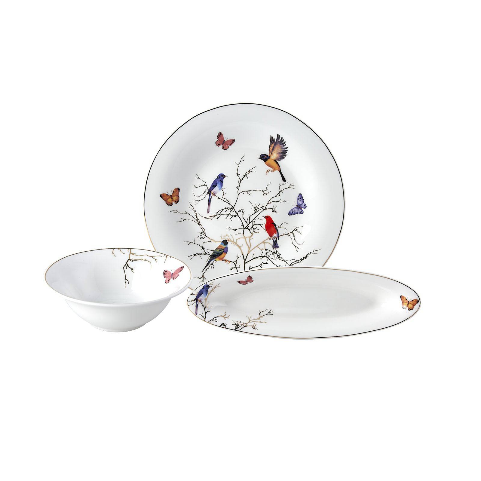 Karaca Fine Pearl Grace Black Mint İnci 14 Pieces Breakfast Set For 6 People 153.03.07.8703 -  Dinnerware Sets - ebarza Furniture UAE | Shop Modern Furniture in Abu Dhabi & Dubai - مفروشات ايبازرا في الامارات | تسوق اثاث عصري وديكورات مميزة في دبي وابوظبي