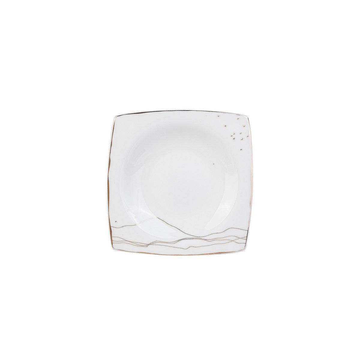 Karaca Fine Pearl Ocaso 26 Pieces 6 Person Square Breakfast Set 153.03.08.0296 -  Dinnerware Sets - ebarza Furniture UAE | Shop Modern Furniture in Abu Dhabi & Dubai - مفروشات ايبازرا في الامارات | تسوق اثاث عصري وديكورات مميزة في دبي وابوظبي