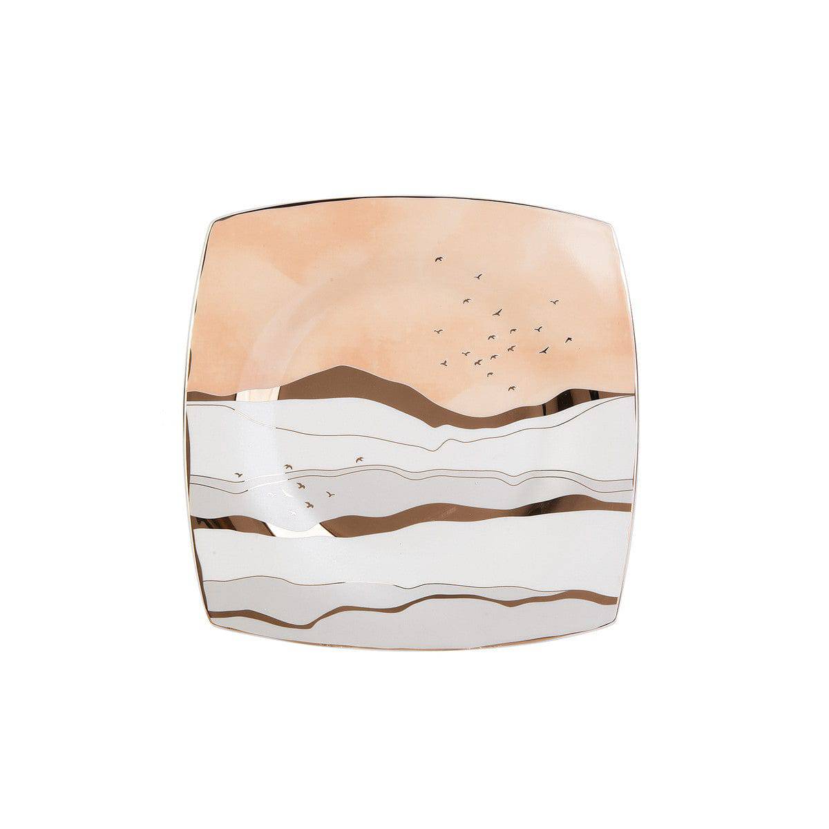 Karaca Fine Pearl Ocaso 26 Pieces 6 Person Square Breakfast Set 153.03.08.0296 -  Dinnerware Sets - ebarza Furniture UAE | Shop Modern Furniture in Abu Dhabi & Dubai - مفروشات ايبازرا في الامارات | تسوق اثاث عصري وديكورات مميزة في دبي وابوظبي