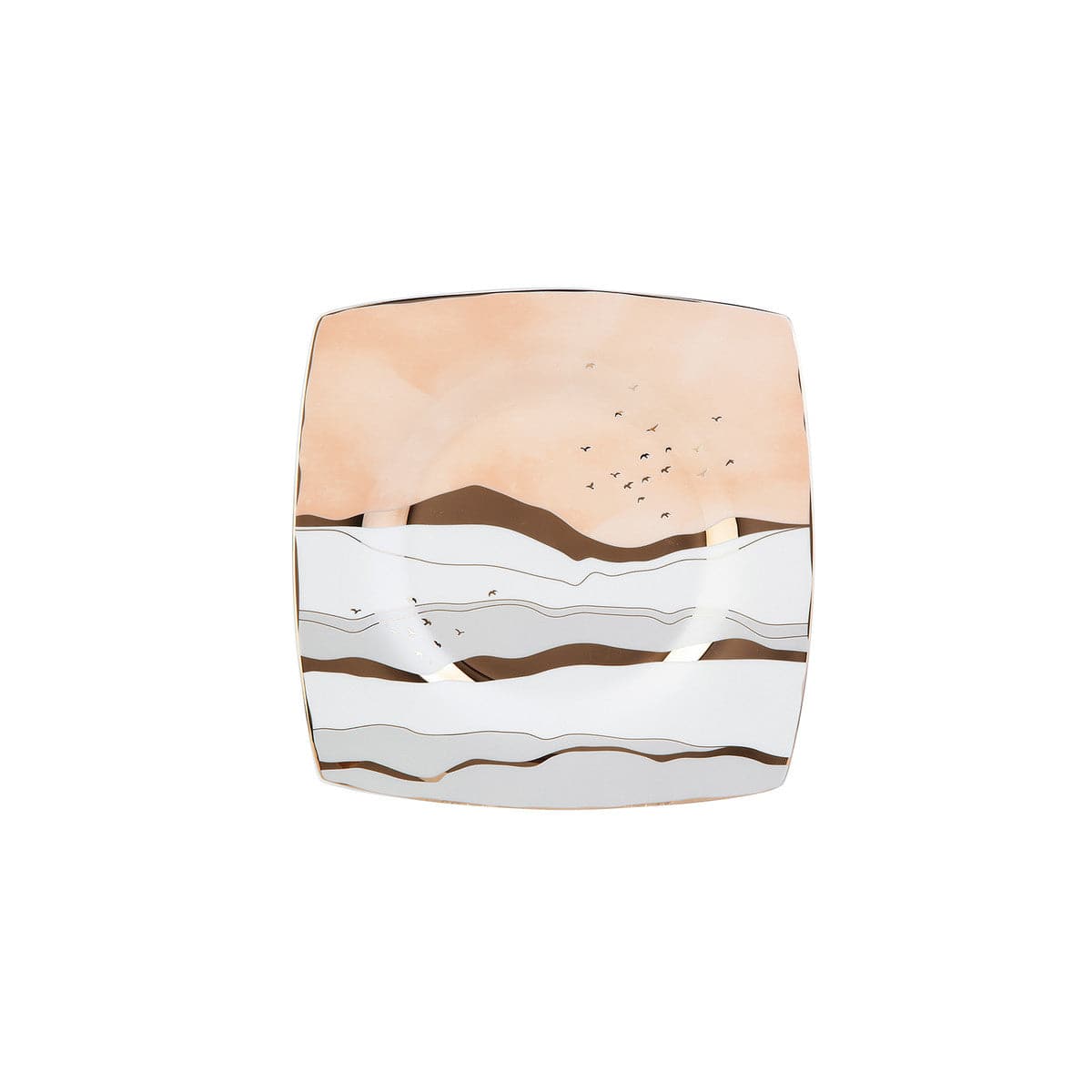 Karaca Fine Pearl Ocaso 62 Pieces Square Pearl Dinnerware Set For 12 People 153.03.08.0295 -  Dinnerware Sets - ebarza Furniture UAE | Shop Modern Furniture in Abu Dhabi & Dubai - مفروشات ايبازرا في الامارات | تسوق اثاث عصري وديكورات مميزة في دبي وابوظبي