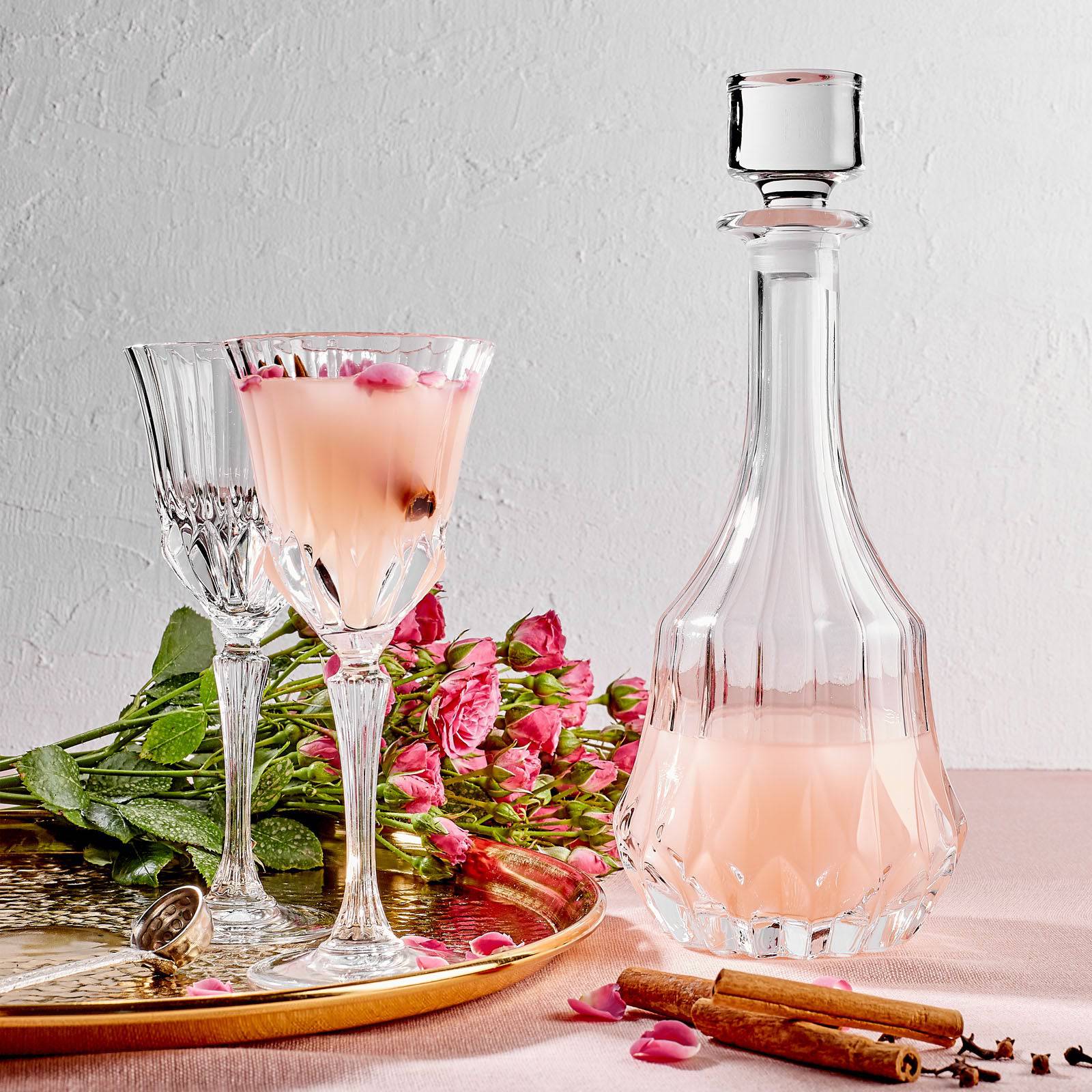 Karaca Florence 25 Pieces 12 Person Glass Set 153.03.07.9946 -  Drinkware - ebarza Furniture UAE | Shop Modern Furniture in Abu Dhabi & Dubai - مفروشات ايبازرا في الامارات | تسوق اثاث عصري وديكورات مميزة في دبي وابوظبي