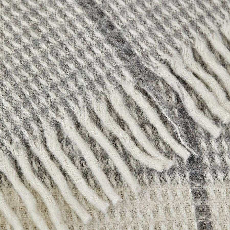 Karaca Home Carmen Gray Single Waffle Blanket 200.18.01.0496 -  Blankets - ebarza Furniture UAE | Shop Modern Furniture in Abu Dhabi & Dubai - مفروشات ايبازرا في الامارات | تسوق اثاث عصري وديكورات مميزة في دبي وابوظبي