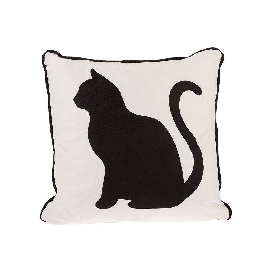 Karaca Home Cat Decorative Pillow 45X45Cm 300.21.02.0244 -  Cushions - ebarza Furniture UAE | Shop Modern Furniture in Abu Dhabi & Dubai - مفروشات ايبازرا في الامارات | تسوق اثاث عصري وديكورات مميزة في دبي وابوظبي