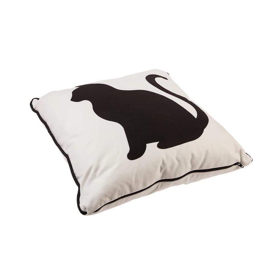 Karaca Home Cat Decorative Pillow 45X45Cm 300.21.02.0244 -  Cushions - ebarza Furniture UAE | Shop Modern Furniture in Abu Dhabi & Dubai - مفروشات ايبازرا في الامارات | تسوق اثاث عصري وديكورات مميزة في دبي وابوظبي