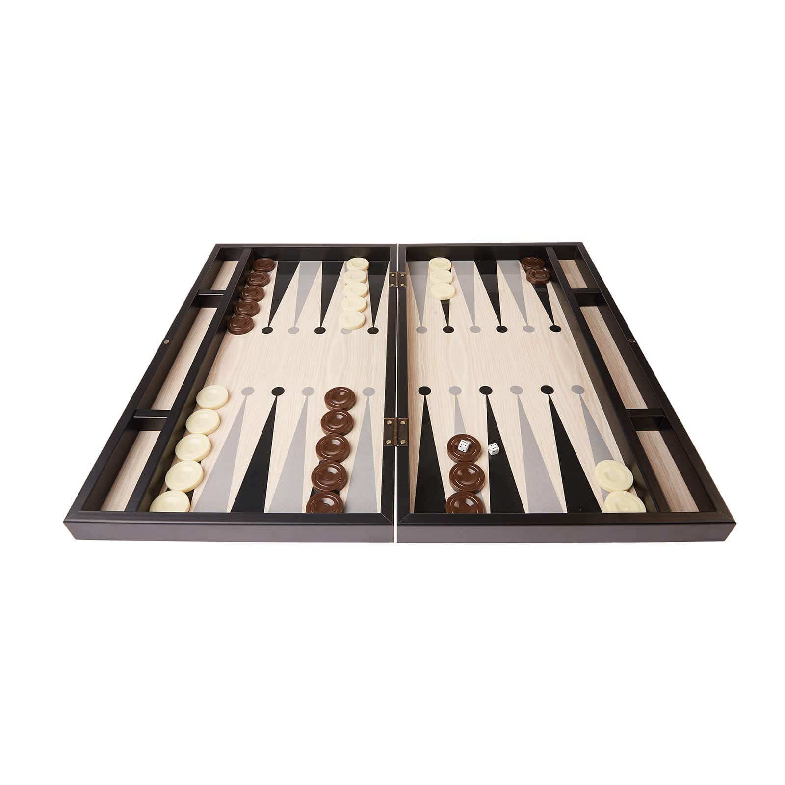 Karaca Home Elegance Black Backgammon 300.21.02.0195 -  Home Decor Figurines - ebarza Furniture UAE | Shop Modern Furniture in Abu Dhabi & Dubai - مفروشات ايبازرا في الامارات | تسوق اثاث عصري وديكورات مميزة في دبي وابوظبي