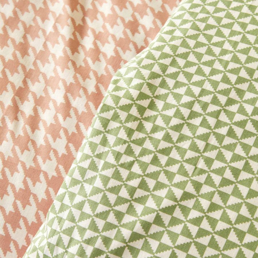 Karaca Home Joyce Green Double Cotton Duet Set 200.19.01.0023 -  Bedding - ebarza Furniture UAE | Shop Modern Furniture in Abu Dhabi & Dubai - مفروشات ايبازرا في الامارات | تسوق اثاث عصري وديكورات مميزة في دبي وابوظبي