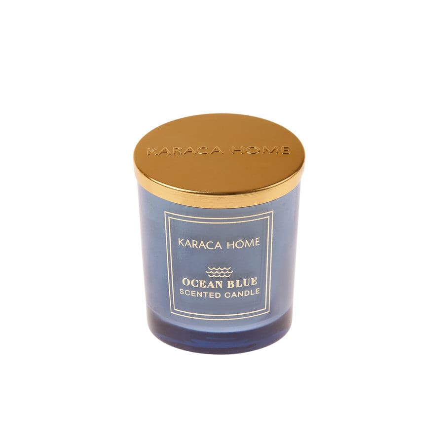 Karaca Home Ocean Blue Scented Candle 300.21.02.0052 -  Candles - ebarza Furniture UAE | Shop Modern Furniture in Abu Dhabi & Dubai - مفروشات ايبازرا في الامارات | تسوق اثاث عصري وديكورات مميزة في دبي وابوظبي