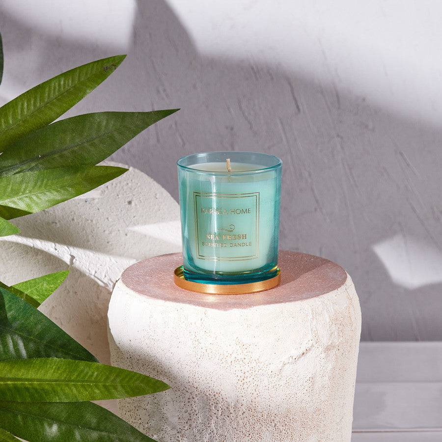 Karaca Home Sea Fresh Kokulu Mum 300.21.02.0072 -  Candles - ebarza Furniture UAE | Shop Modern Furniture in Abu Dhabi & Dubai - مفروشات ايبازرا في الامارات | تسوق اثاث عصري وديكورات مميزة في دبي وابوظبي